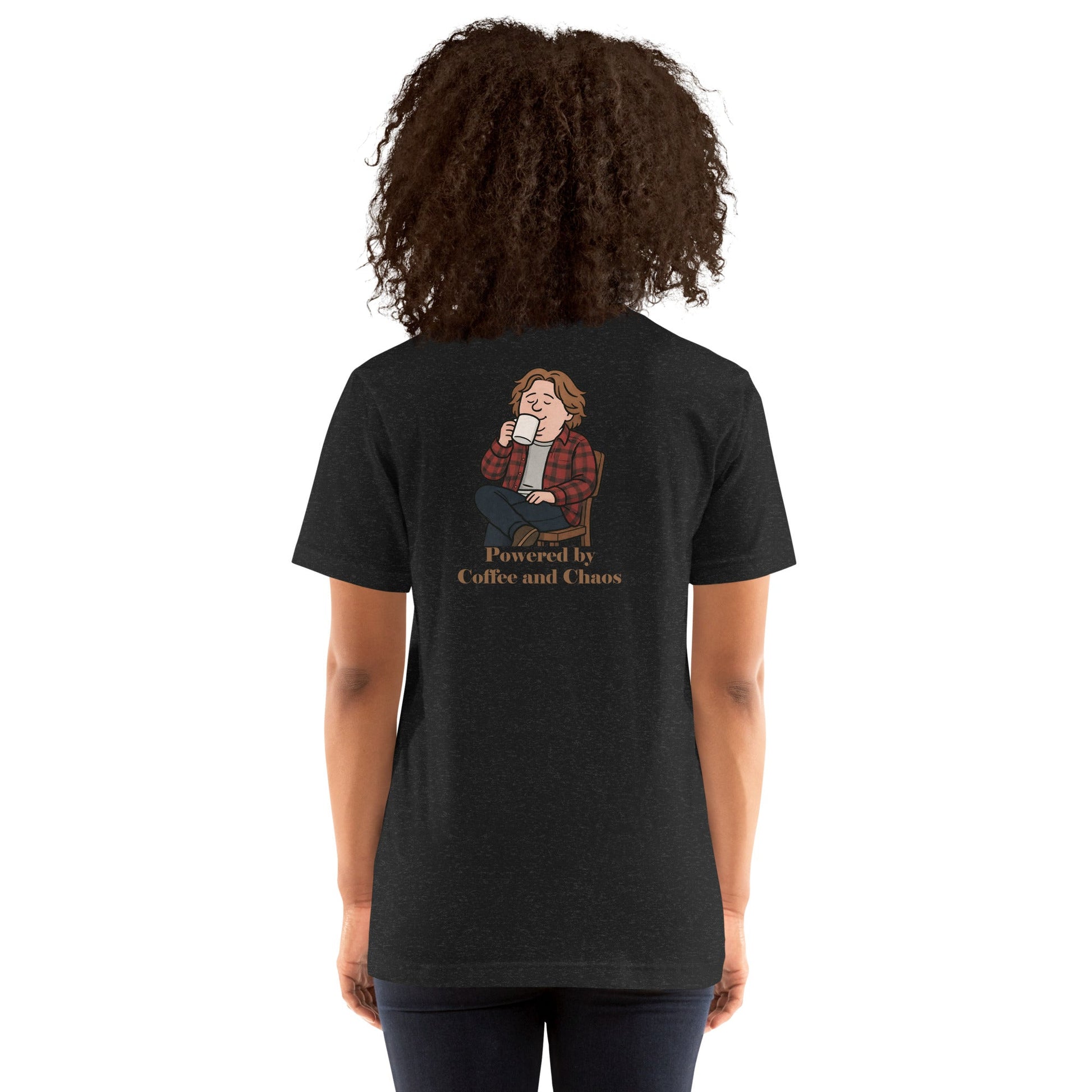 Lewis Capaldi Unisex T-Shirt - Powered By Coffee And Chaos - Funny Quotes alcyone213k