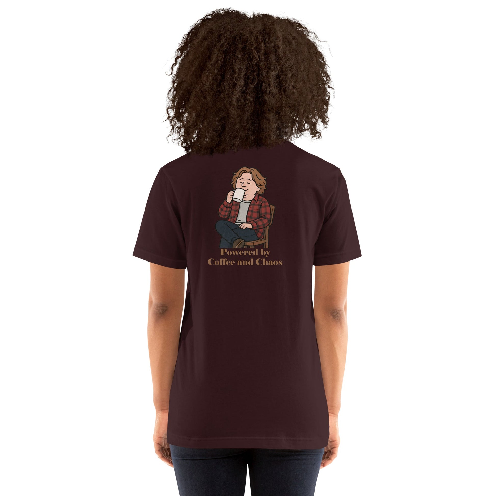 Lewis Capaldi Unisex T-Shirt - Powered By Coffee And Chaos - Funny Quotes alcyone213k