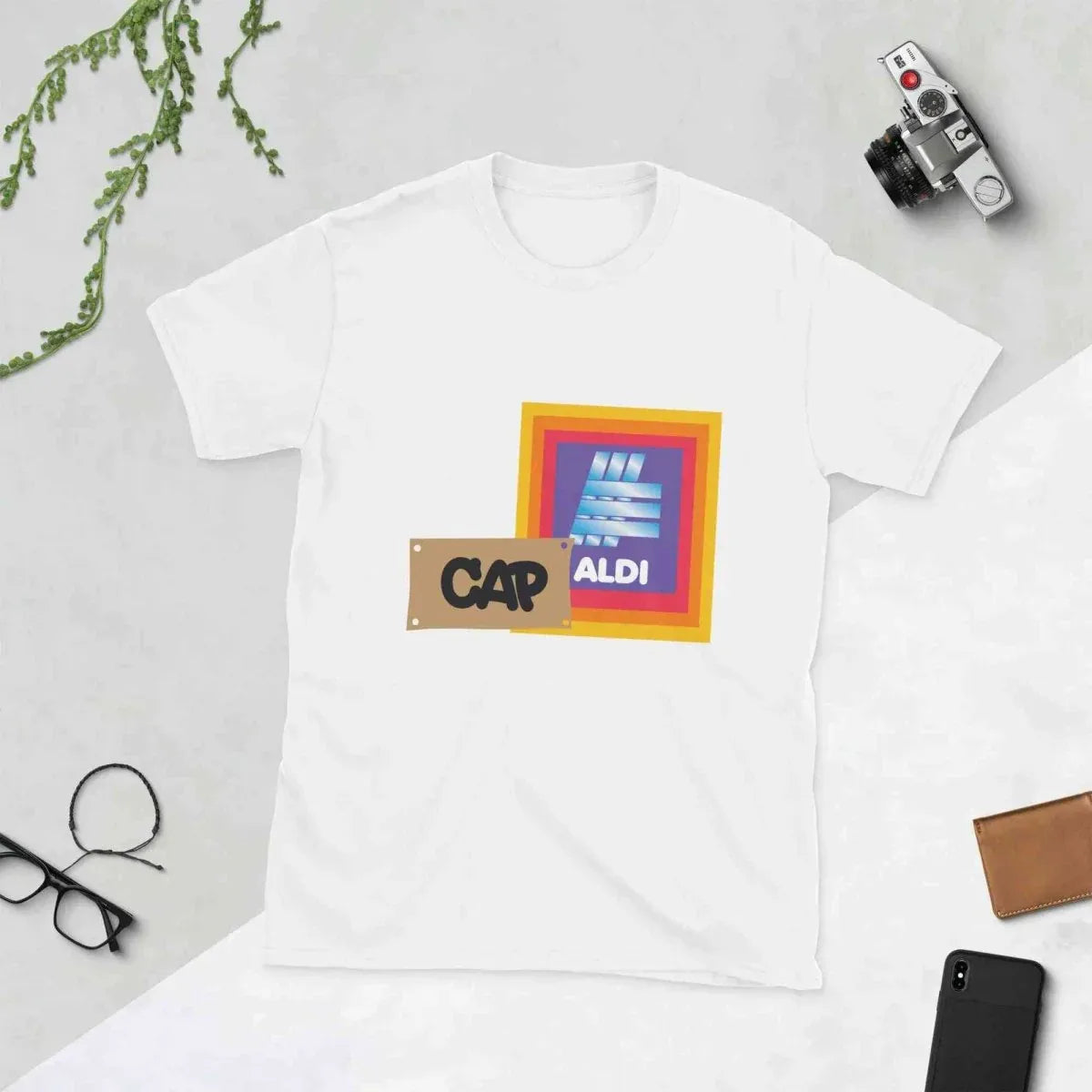 Lewis Capaldi Unisex T-Shirt | Premium Soft Fabric Concert Tee | Stylish Fan Merchandise - Capaldi on a Aldi alcyone213k