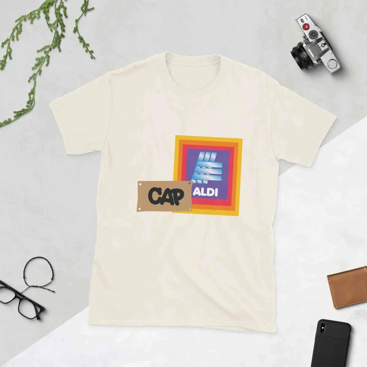 Lewis Capaldi Unisex T-Shirt | Premium Soft Fabric Concert Tee | Stylish Fan Merchandise - Capaldi on a Aldi alcyone213k