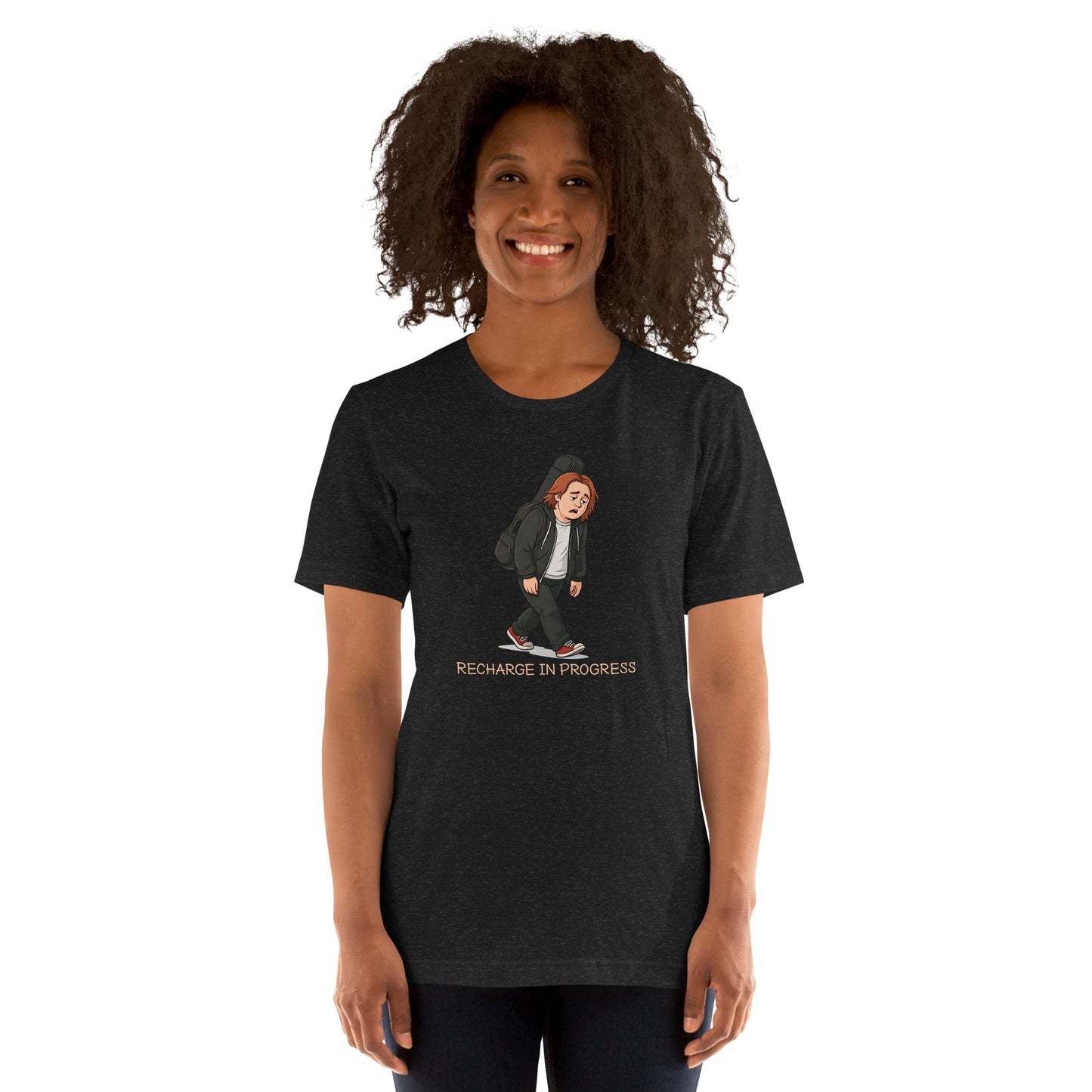Lewis Capaldi Unisex T-Shirt - Recharge In Progress - Funny Quotes alcyone213k