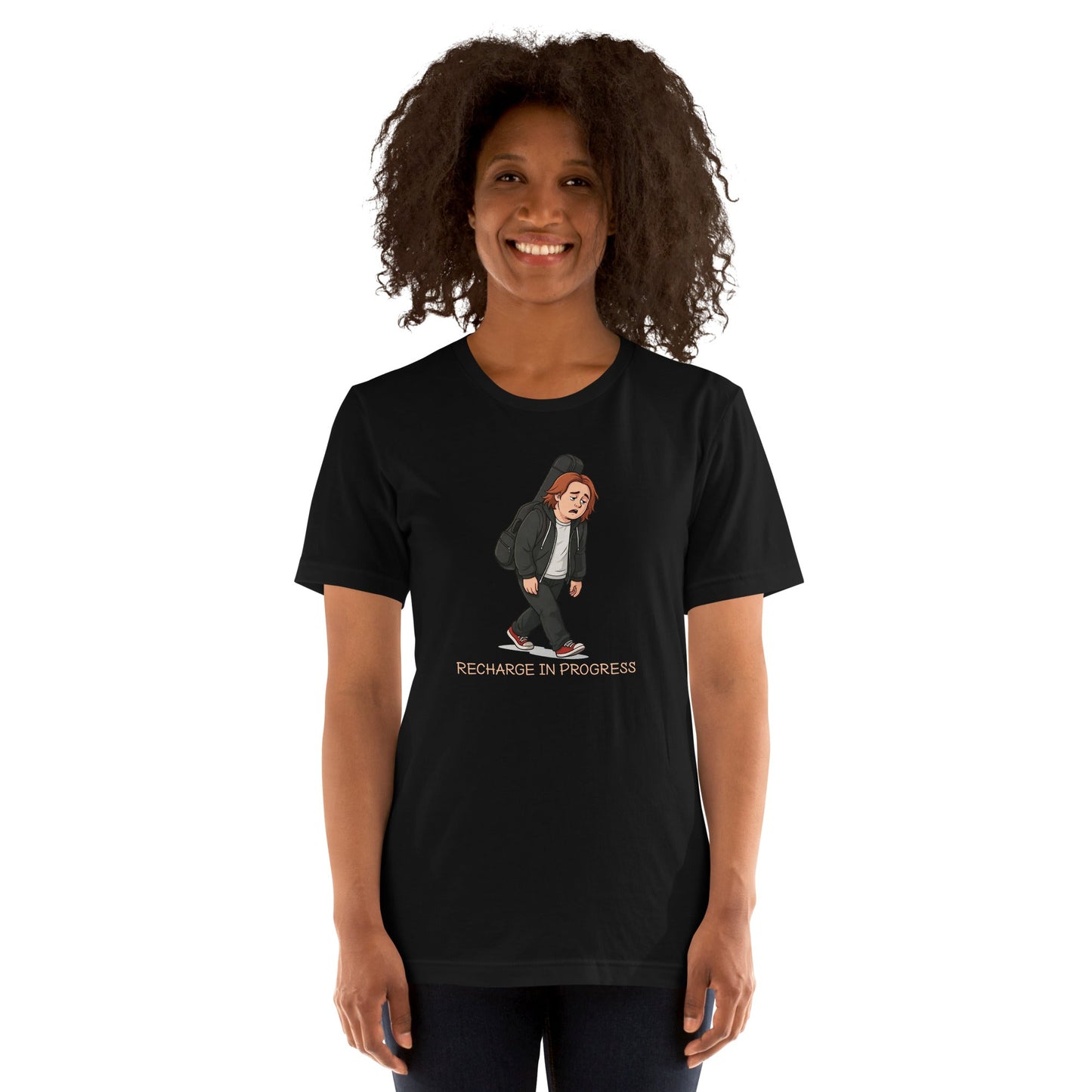 Lewis Capaldi Unisex T-Shirt - Recharge In Progress - Funny Quotes alcyone213k
