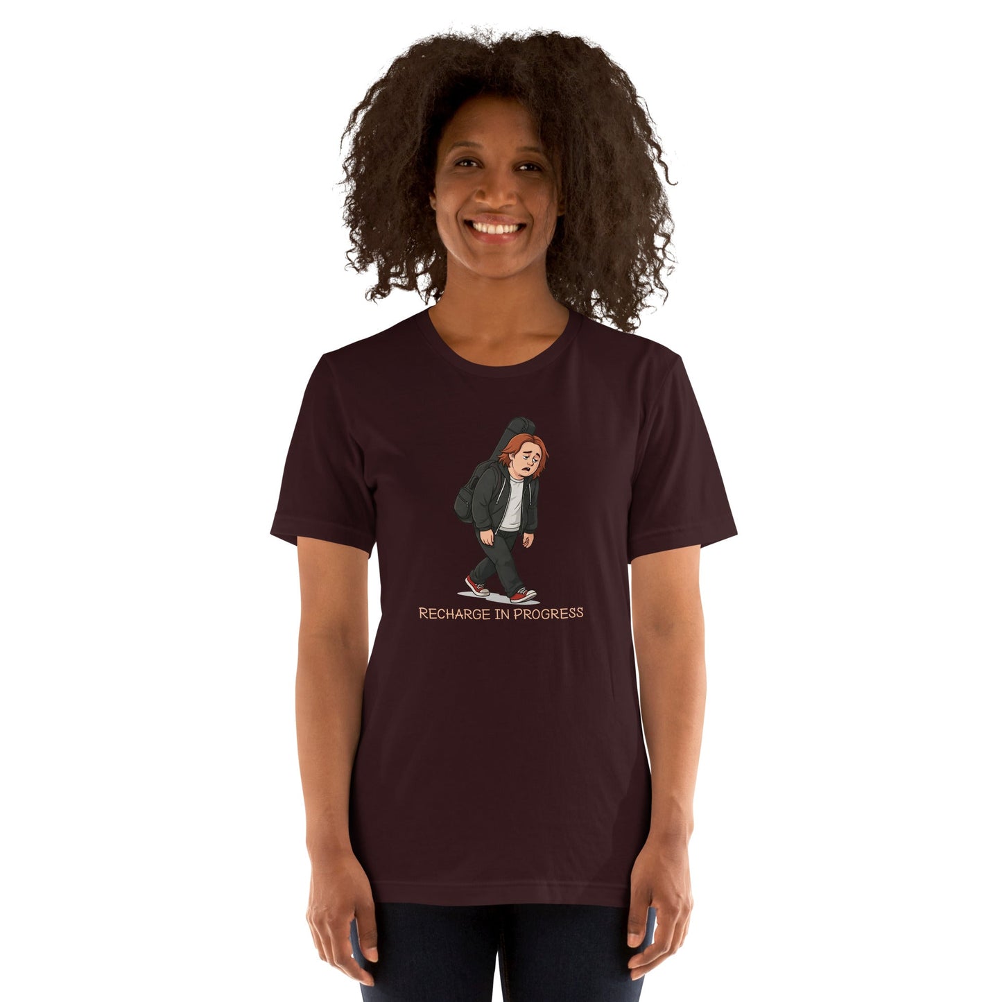 Lewis Capaldi Unisex T-Shirt - Recharge In Progress - Funny Quotes alcyone213k