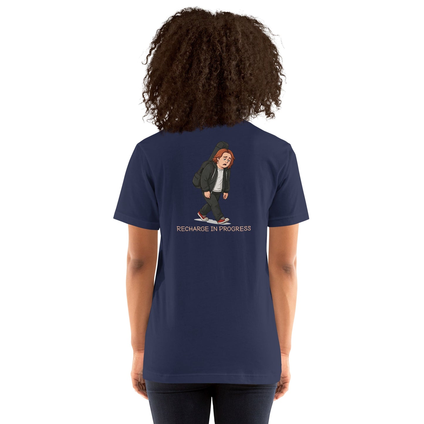 Lewis Capaldi Unisex T-Shirt - Recharge In Progress - Funny Quotes alcyone213k
