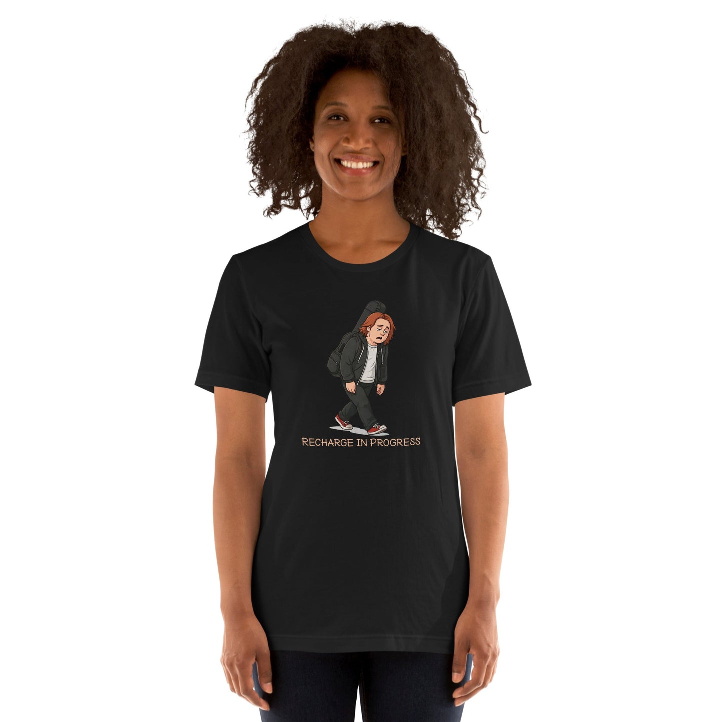 Lewis Capaldi Unisex T-Shirt - Recharge In Progress - Funny Quotes alcyone213k
