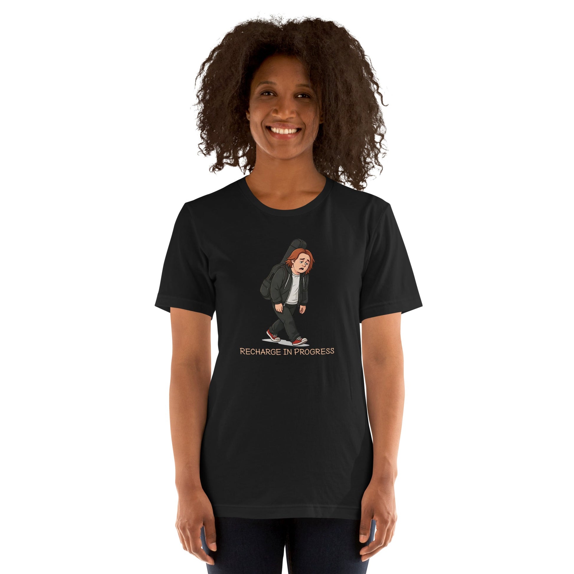 Lewis Capaldi Unisex T-Shirt - Recharge In Progress - Funny Quotes alcyone213k