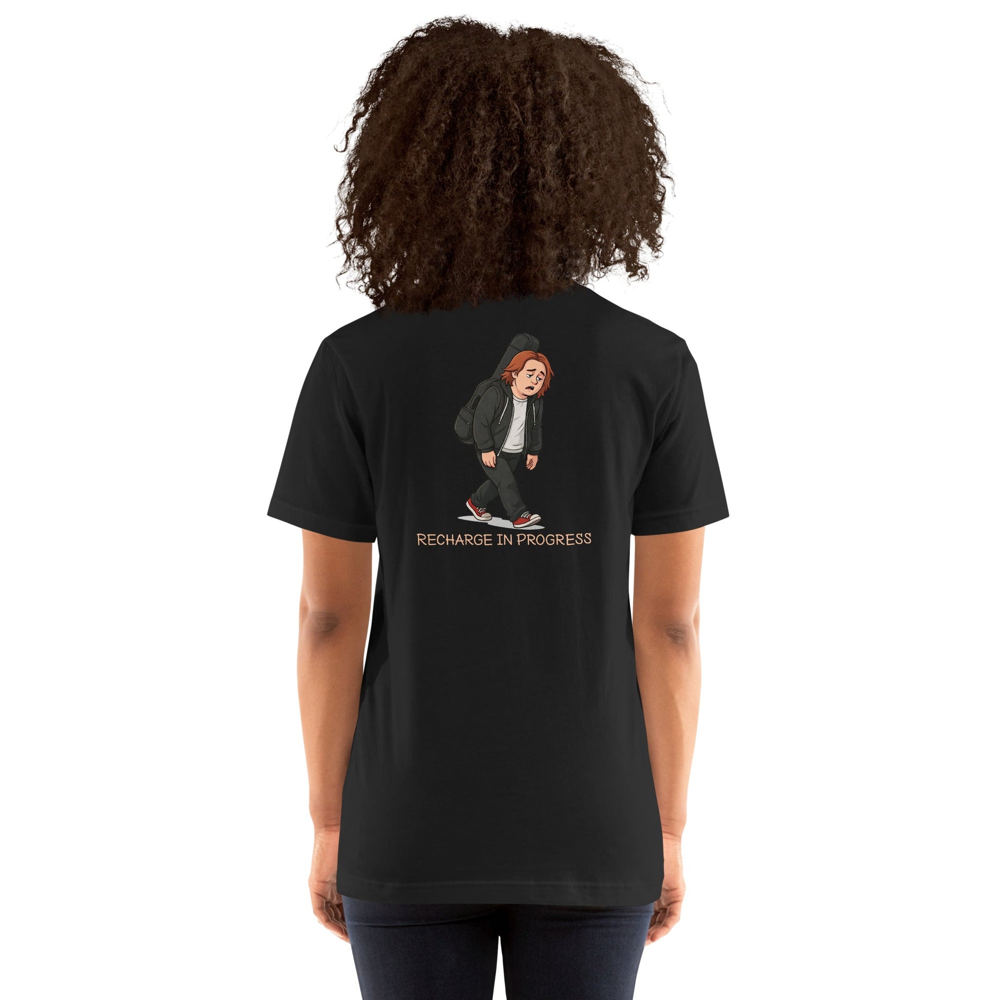 Lewis Capaldi Unisex T-Shirt - Recharge In Progress - Funny Quotes alcyone213k