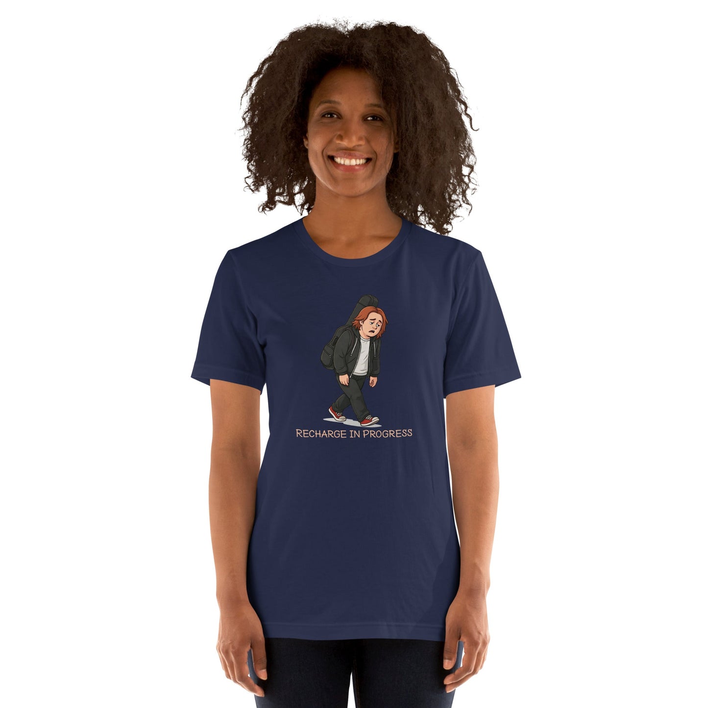 Lewis Capaldi Unisex T-Shirt - Recharge In Progress - Funny Quotes alcyone213k