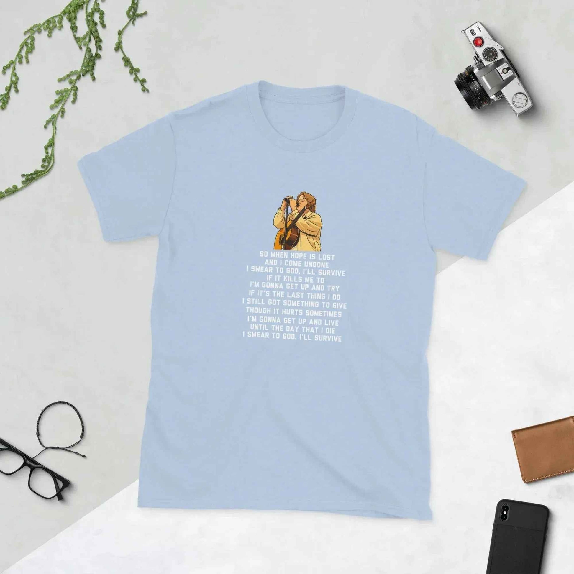 Lewis Capaldi Unisex T-Shirt | Ring-Spun Cotton Feel Rough alcyone213k