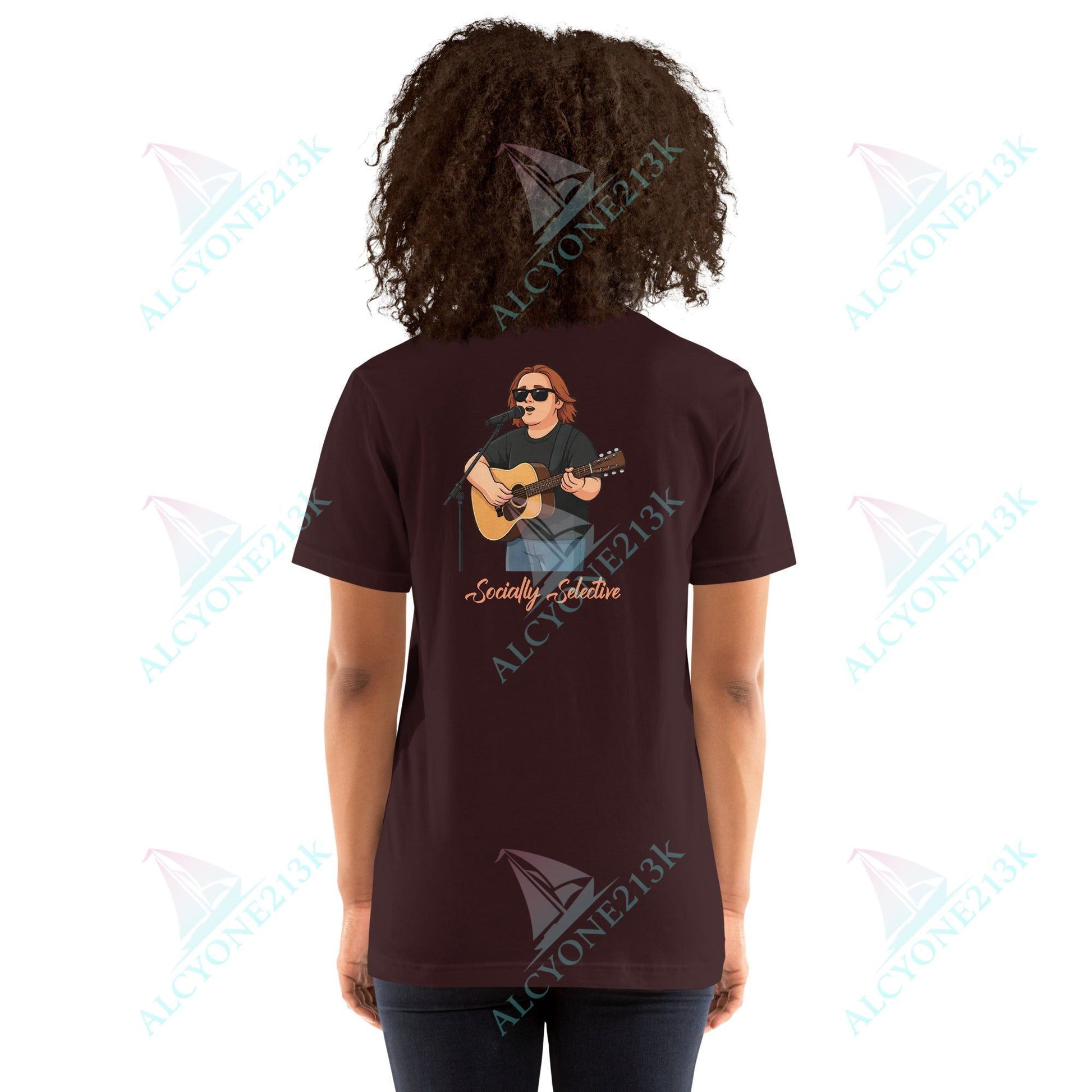 Lewis Capaldi Unisex T-Shirt - Socially Selective - Funny Quotes alcyone213k