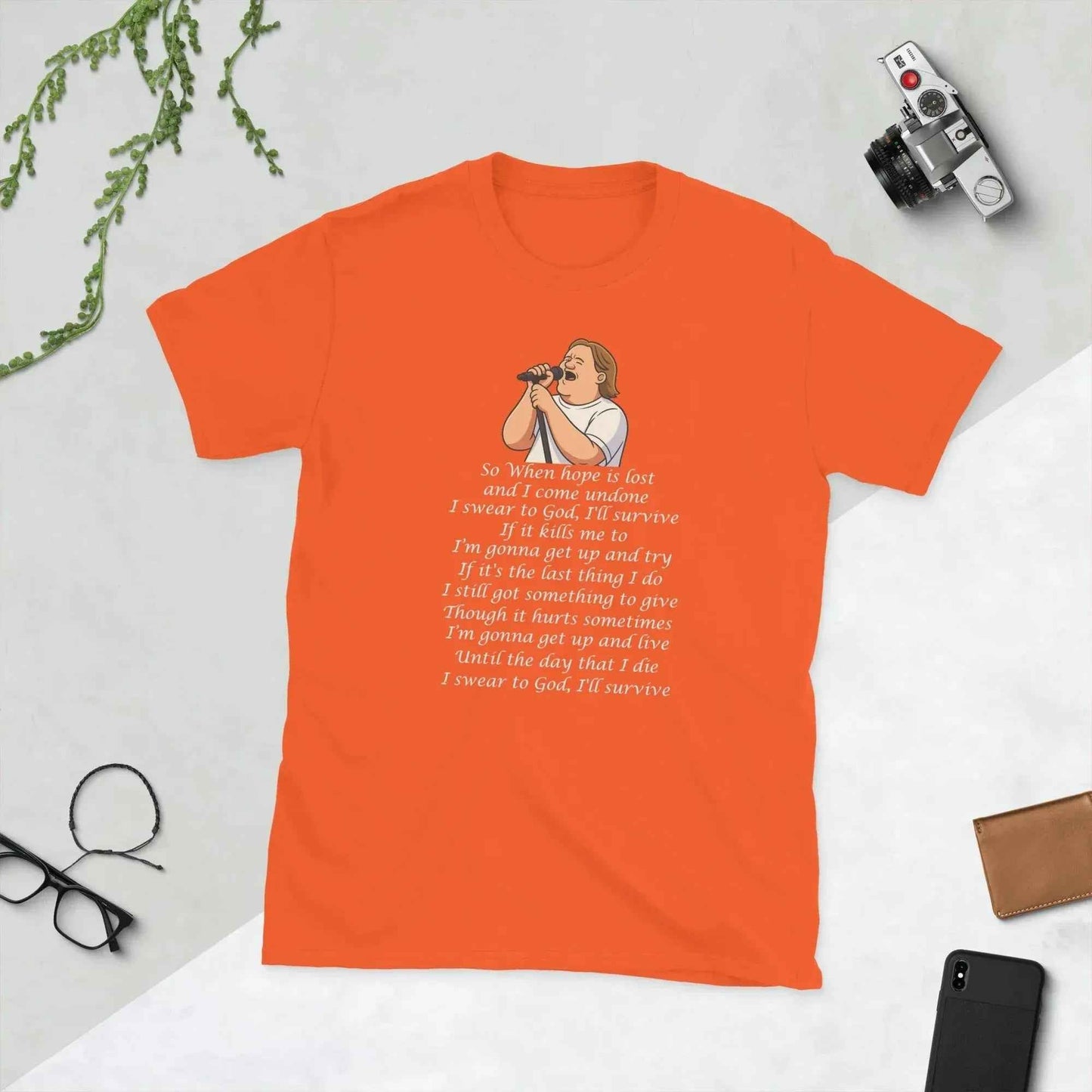 Lewis Capaldi Unisex T-Shirt | Survive Lyrics Cotton Blend Tee alcyone213k