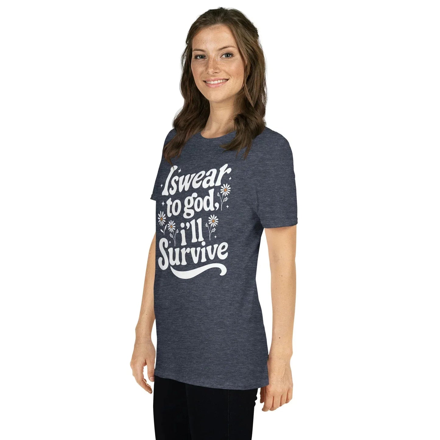 Lewis Capaldi Unisex T-Shirt - "Survive" Lyrics Cotton Tee alcyone213k