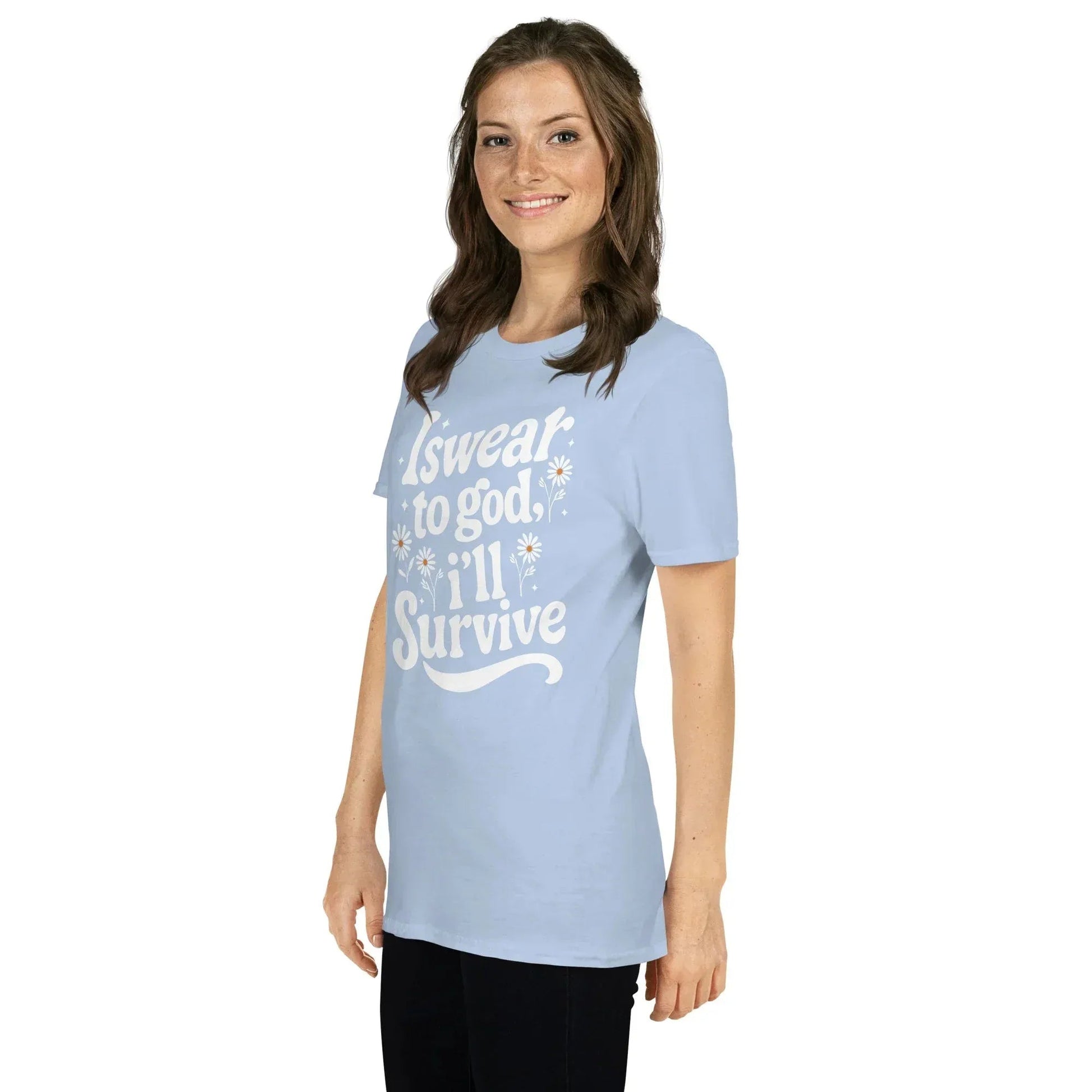 Lewis Capaldi Unisex T-Shirt - "Survive" Lyrics Cotton Tee alcyone213k