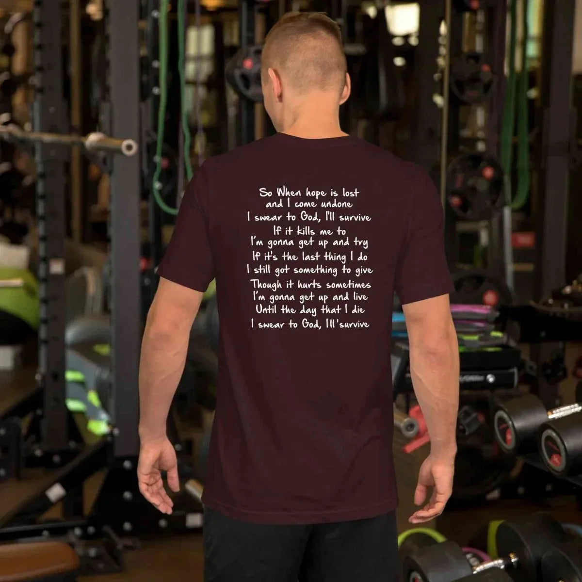 Lewis Capaldi Unisex T Shirt | Survive Lyrics Cotton alcyone213k