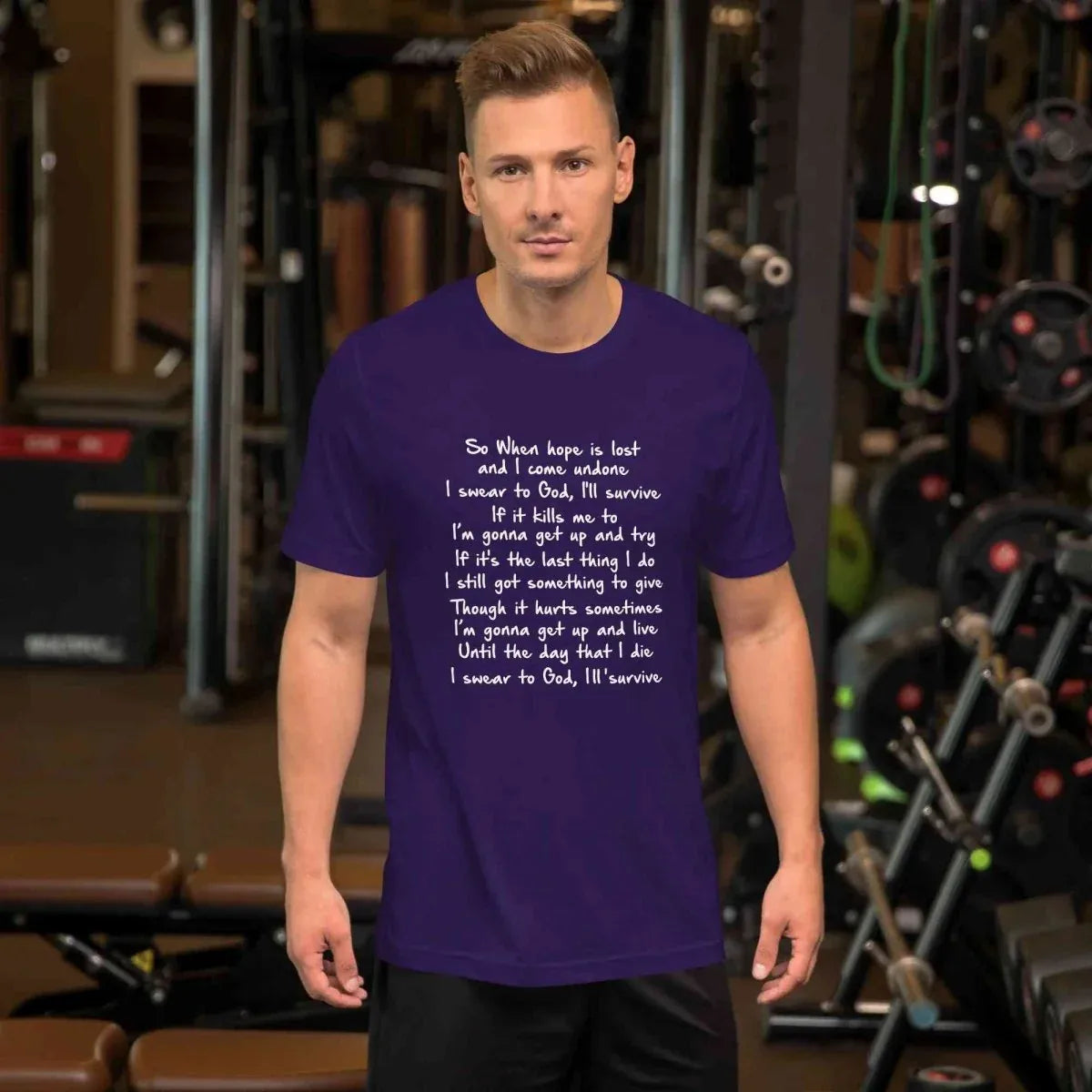 Lewis Capaldi Unisex T Shirt | Survive Lyrics Cotton alcyone213k