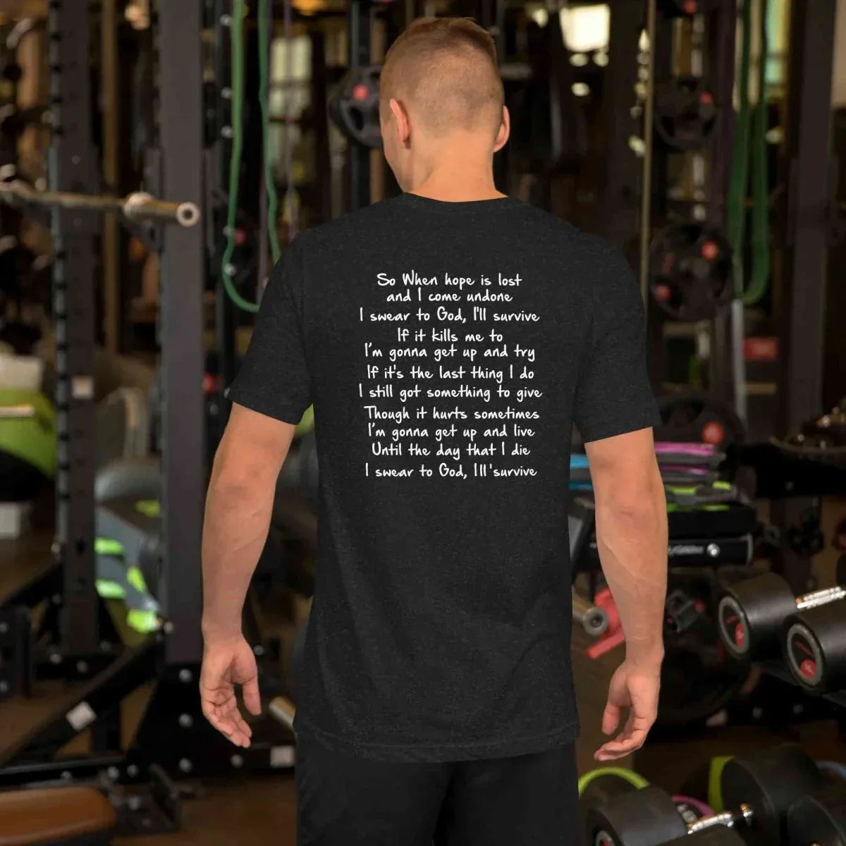 Lewis Capaldi Unisex T Shirt | Survive Lyrics Cotton alcyone213k