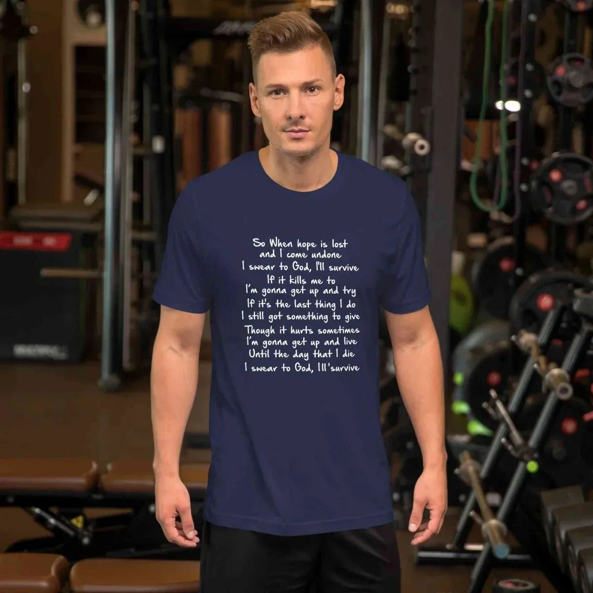Lewis Capaldi Unisex T Shirt | Survive Lyrics Cotton alcyone213k