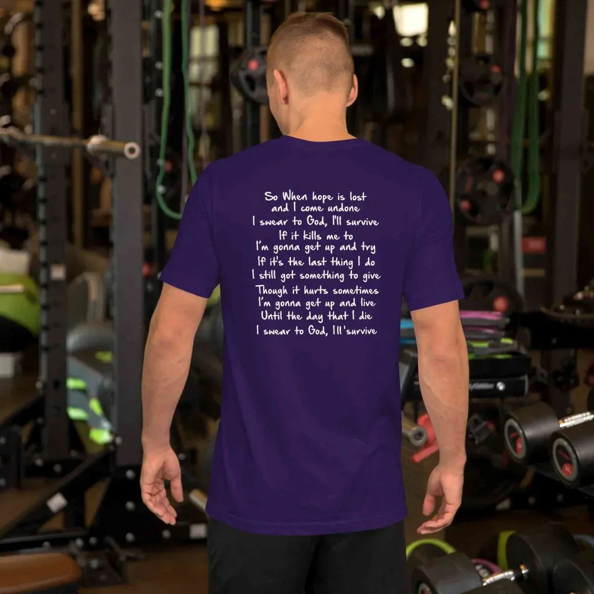Lewis Capaldi Unisex T Shirt | Survive Lyrics Cotton alcyone213k