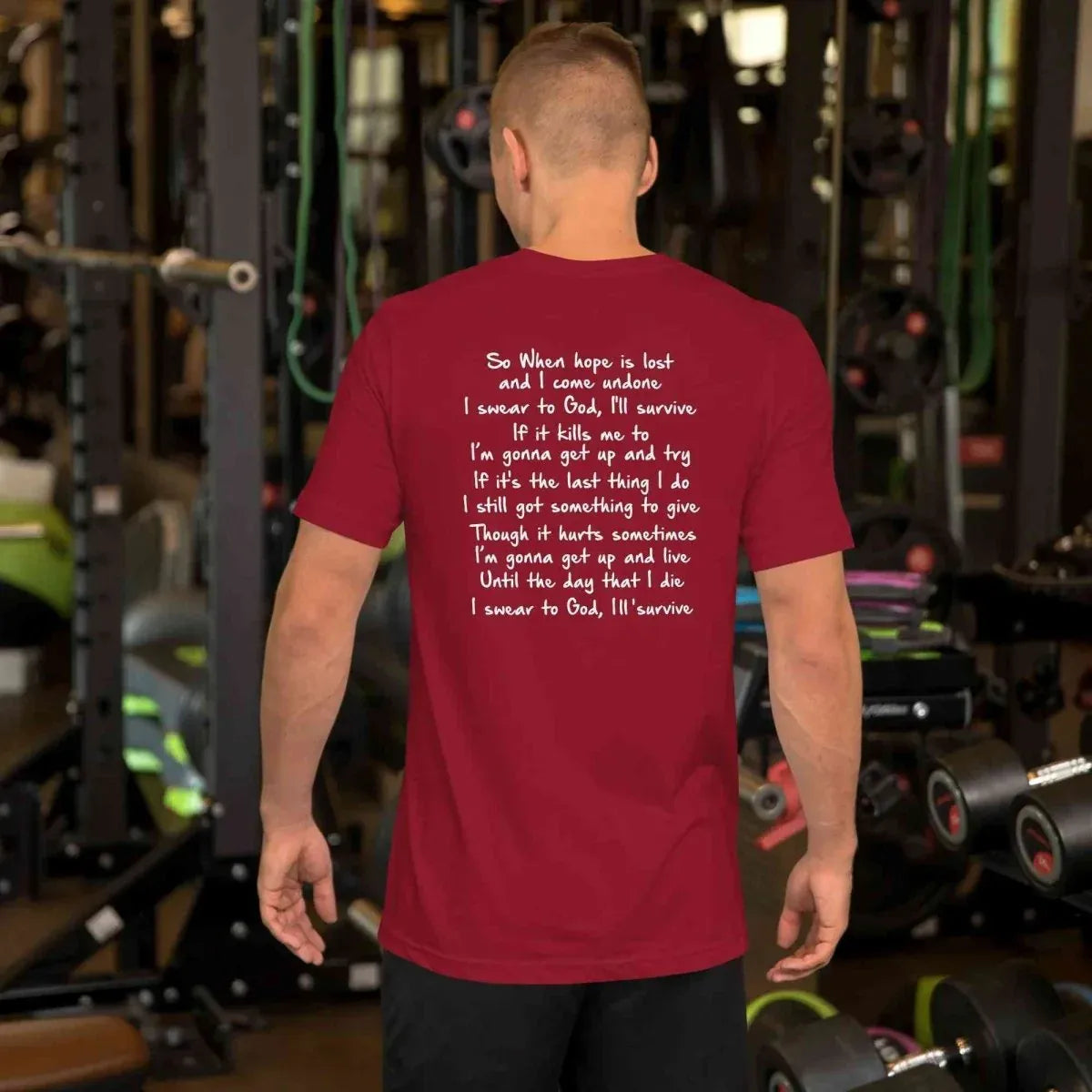Lewis Capaldi Unisex T Shirt | Survive Lyrics Cotton alcyone213k