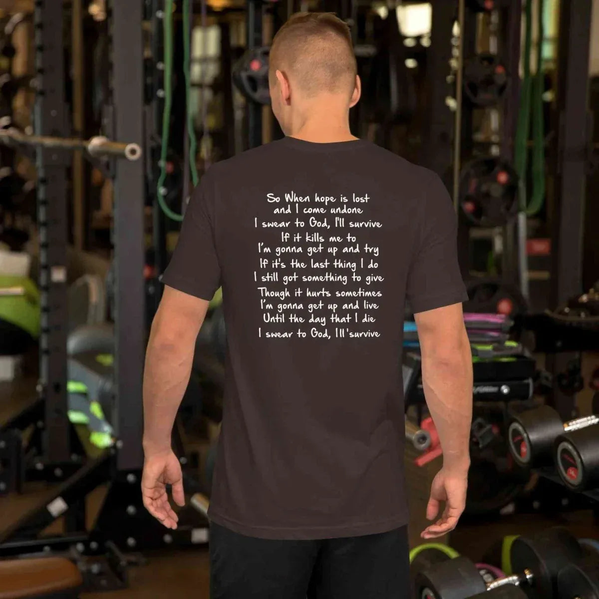 Lewis Capaldi Unisex T Shirt | Survive Lyrics Cotton alcyone213k