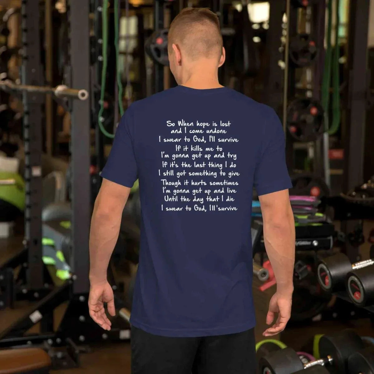 Lewis Capaldi Unisex T Shirt | Survive Lyrics Cotton alcyone213k