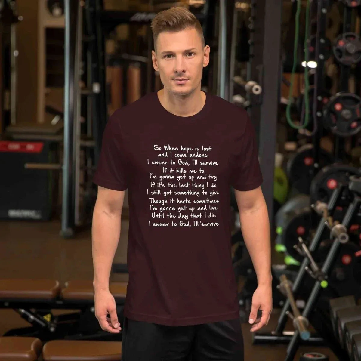 Lewis Capaldi Unisex T Shirt | Survive Lyrics Cotton alcyone213k