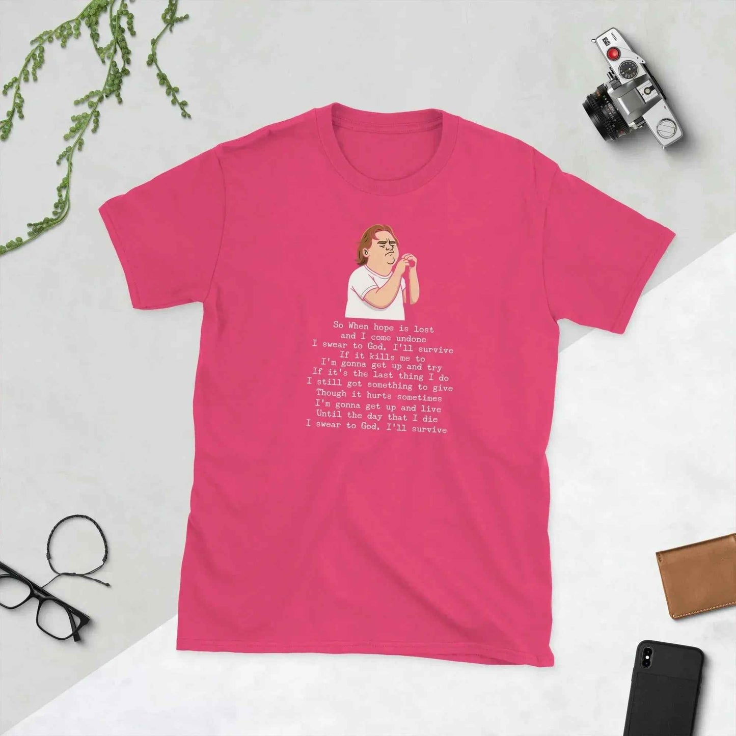 Lewis Capaldi Unisex T-Shirt - "Survive" Lyrics Fan Merch alcyone213k