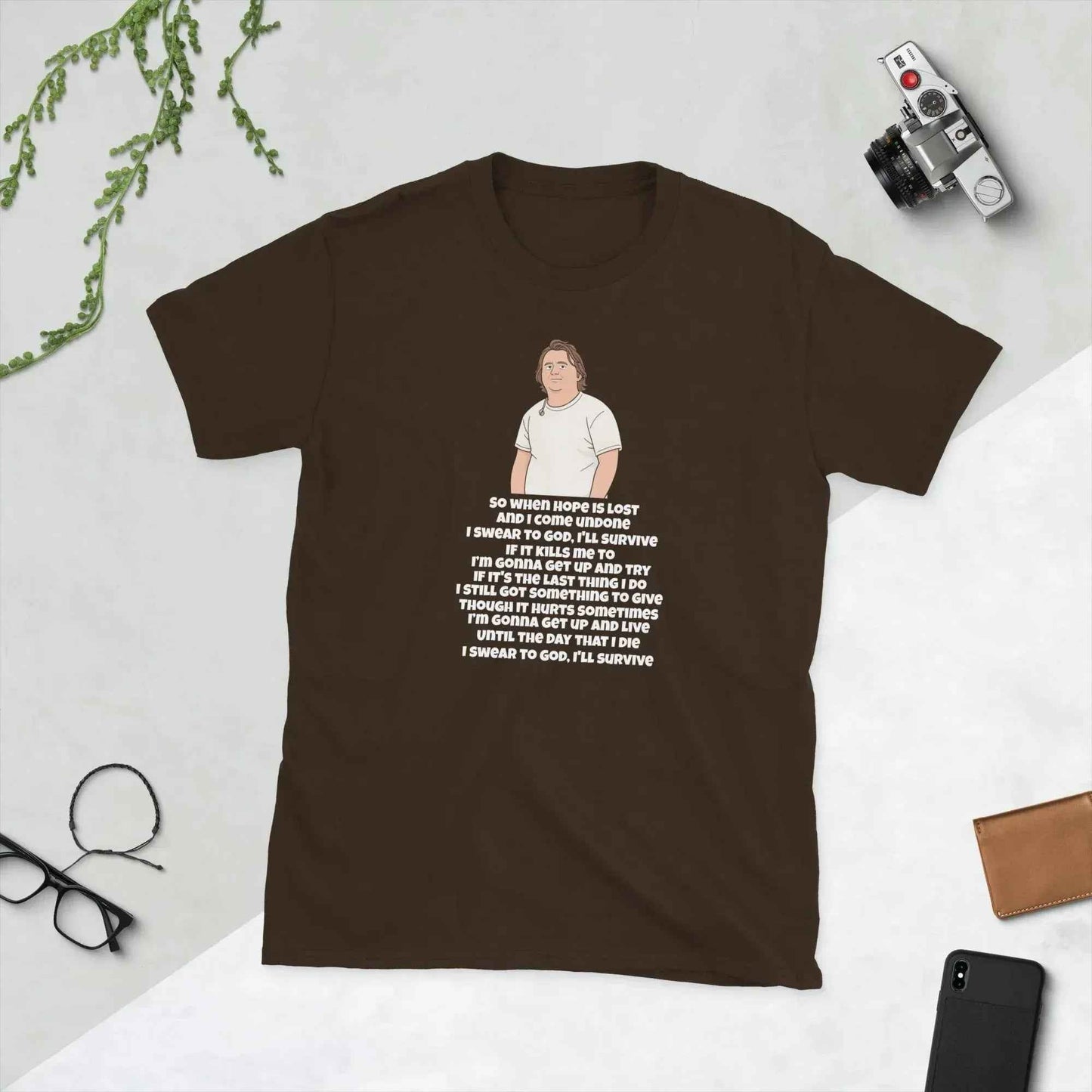 Lewis Capaldi Unisex T-Shirt - Survive Lyrics Shirt - Soft, Comfortable & Unisex Fit alcyone213k