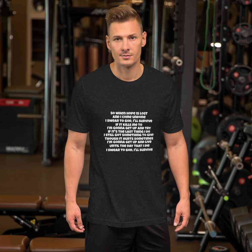 Lewis Capaldi Unisex T Shirt | Survive Lyrics Tee alcyone213k