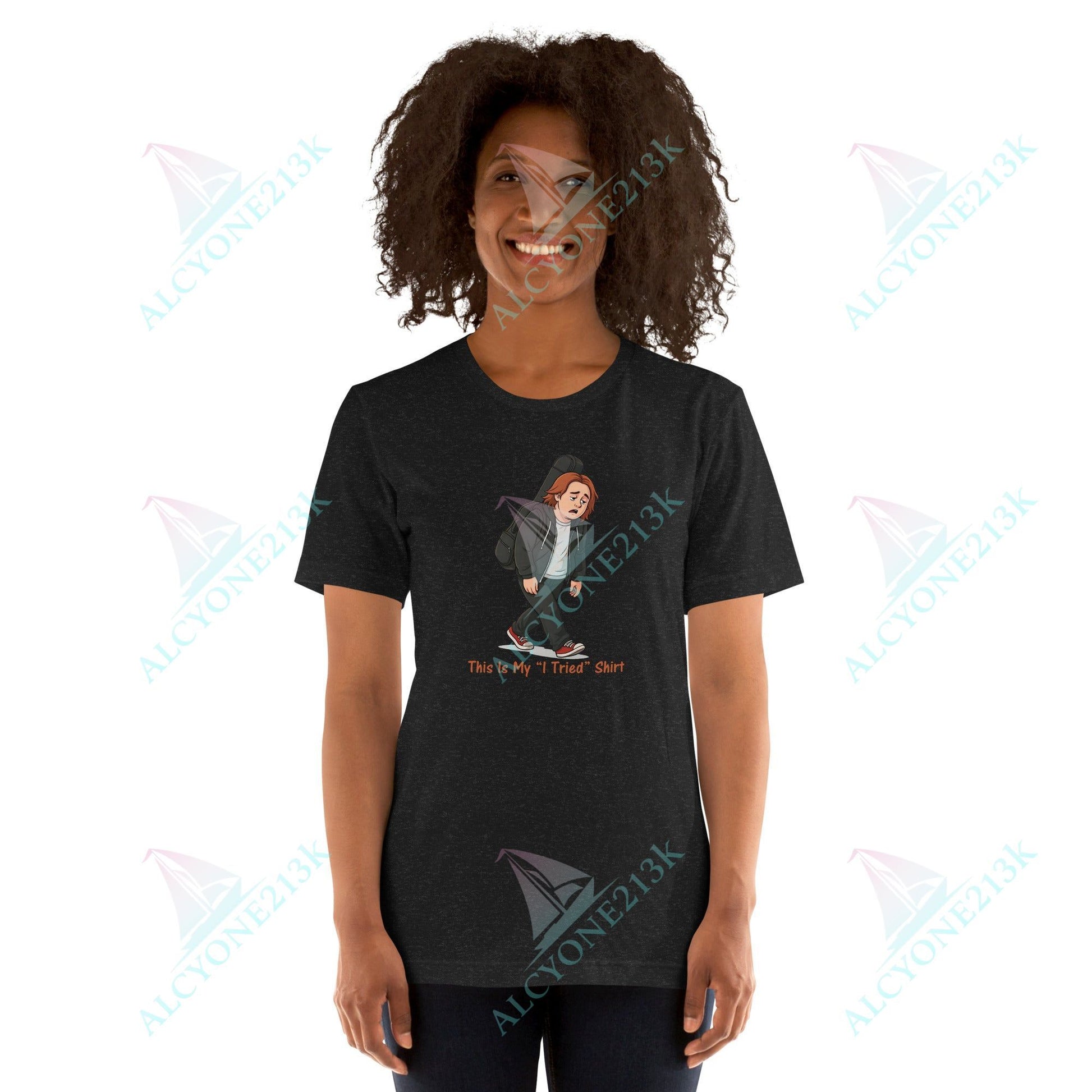 Lewis Capaldi Unisex T-Shirt - This Is My I Tried T-Shirt - Funny Quotes alcyone213k
