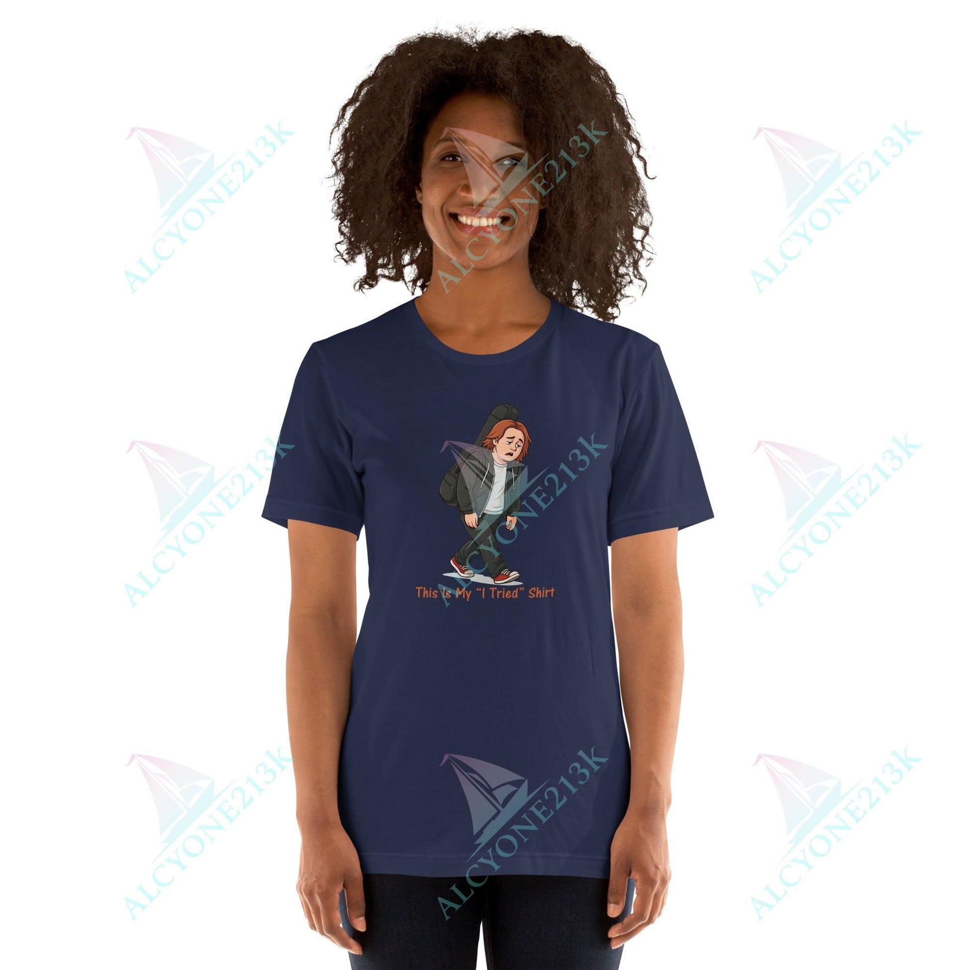 Lewis Capaldi Unisex T-Shirt - This Is My I Tried T-Shirt - Funny Quotes alcyone213k