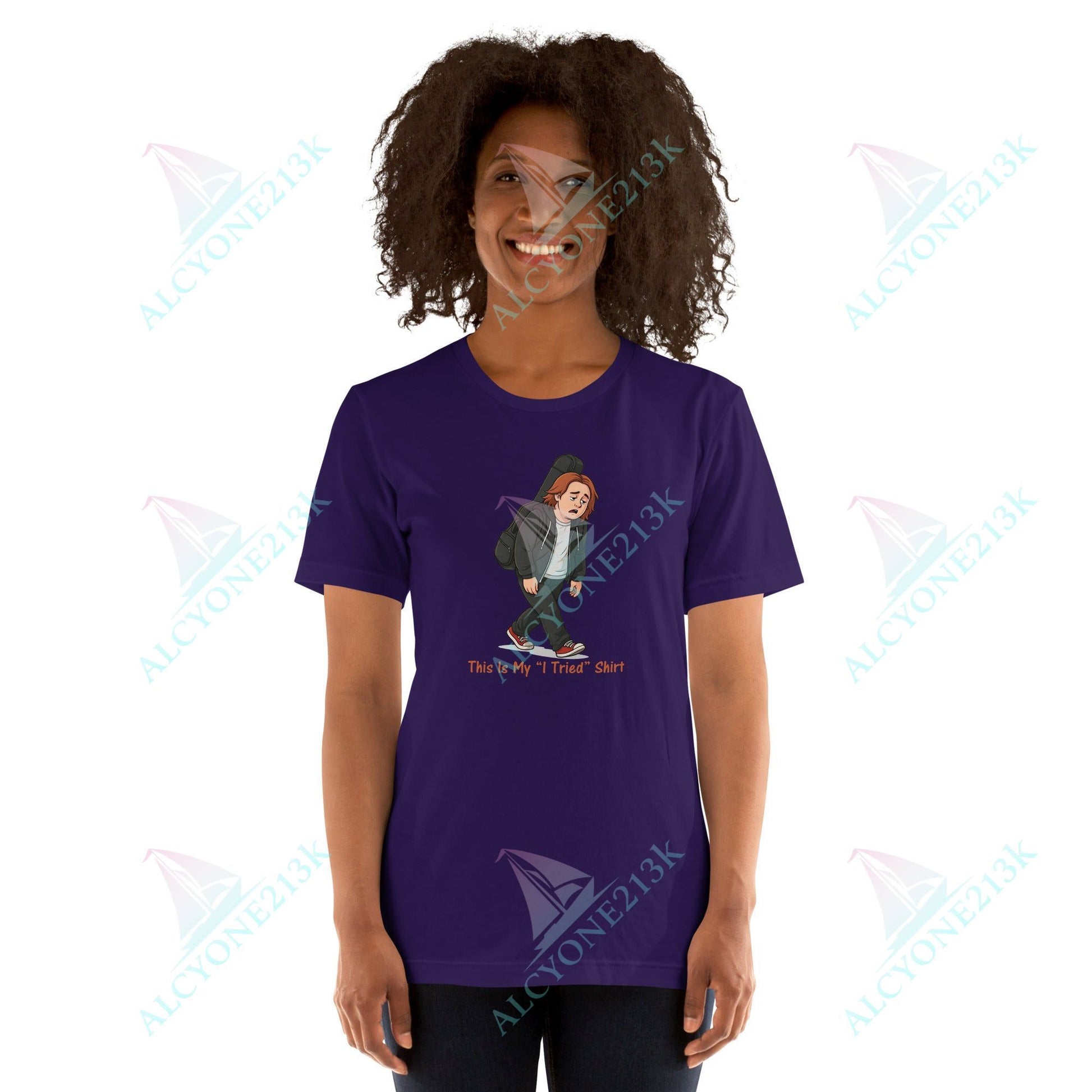 Lewis Capaldi Unisex T-Shirt - This Is My I Tried T-Shirt - Funny Quotes alcyone213k