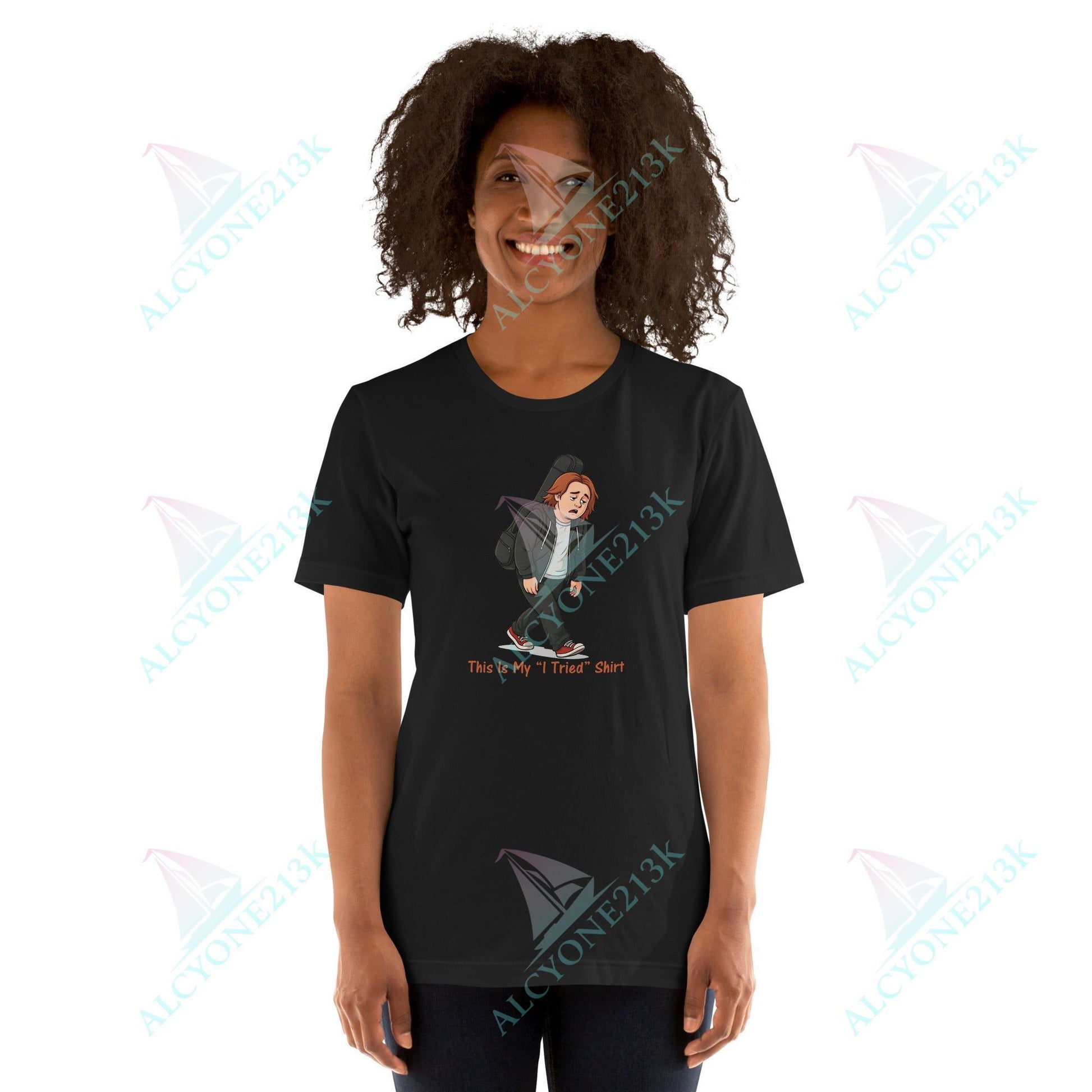 Lewis Capaldi Unisex T-Shirt - This Is My I Tried T-Shirt - Funny Quotes alcyone213k