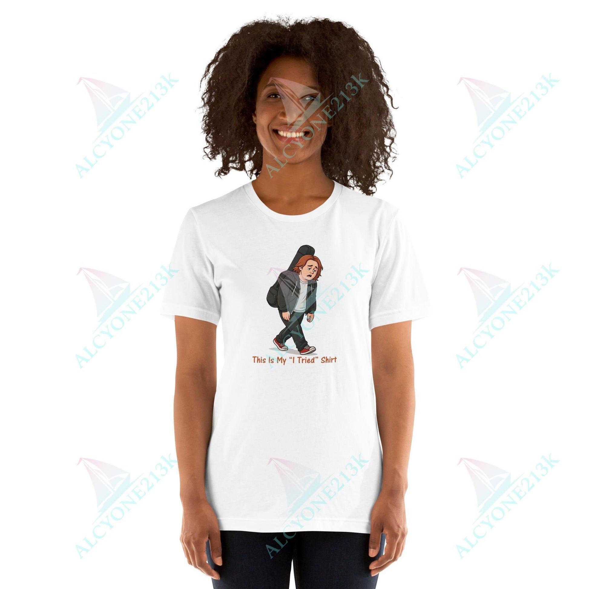 Lewis Capaldi Unisex T-Shirt - This Is My I Tried T-Shirt - Funny Quotes alcyone213k