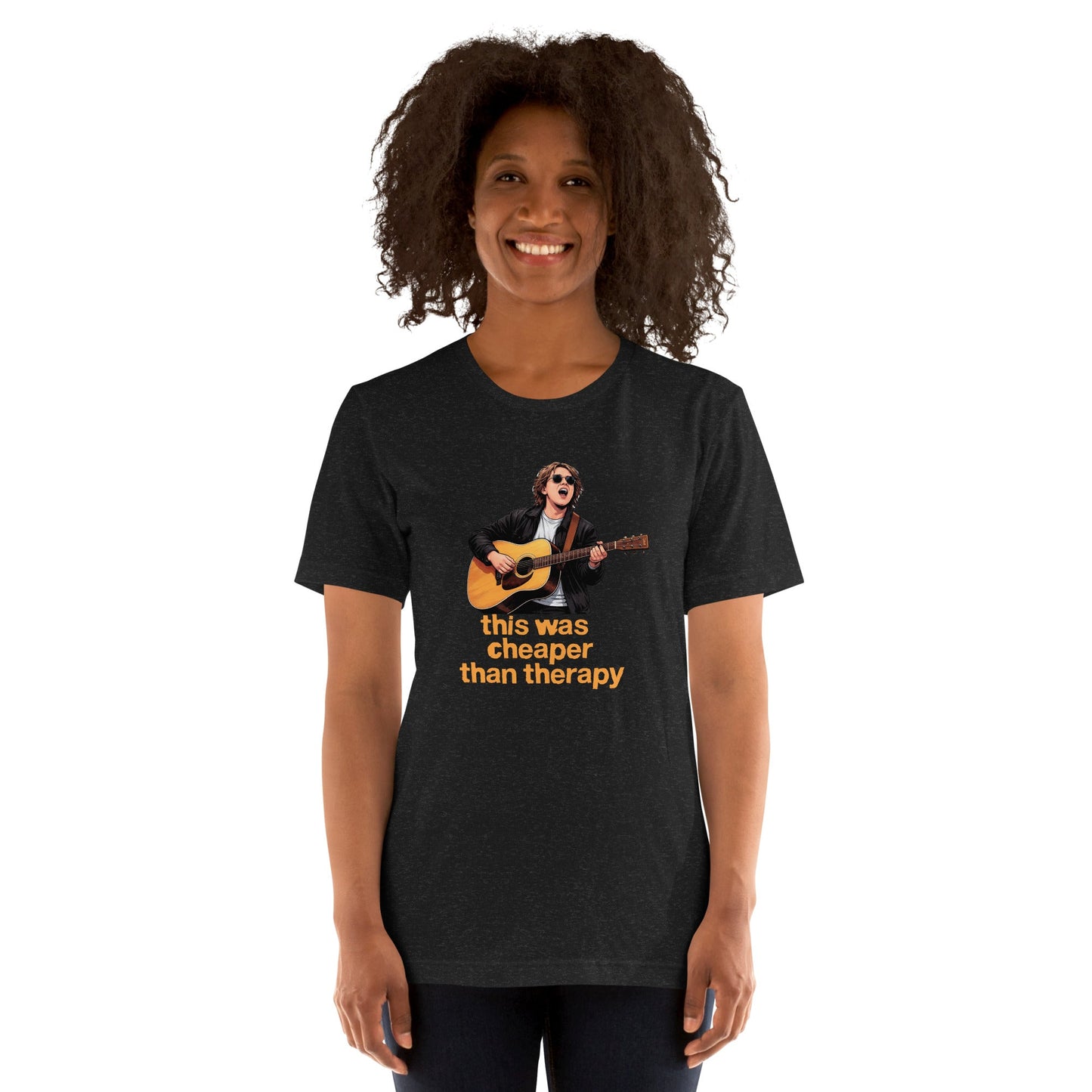 Lewis Capaldi Unisex T-Shirt - This Was Cheaper Than Therapy - Funny Quotes alcyone213k