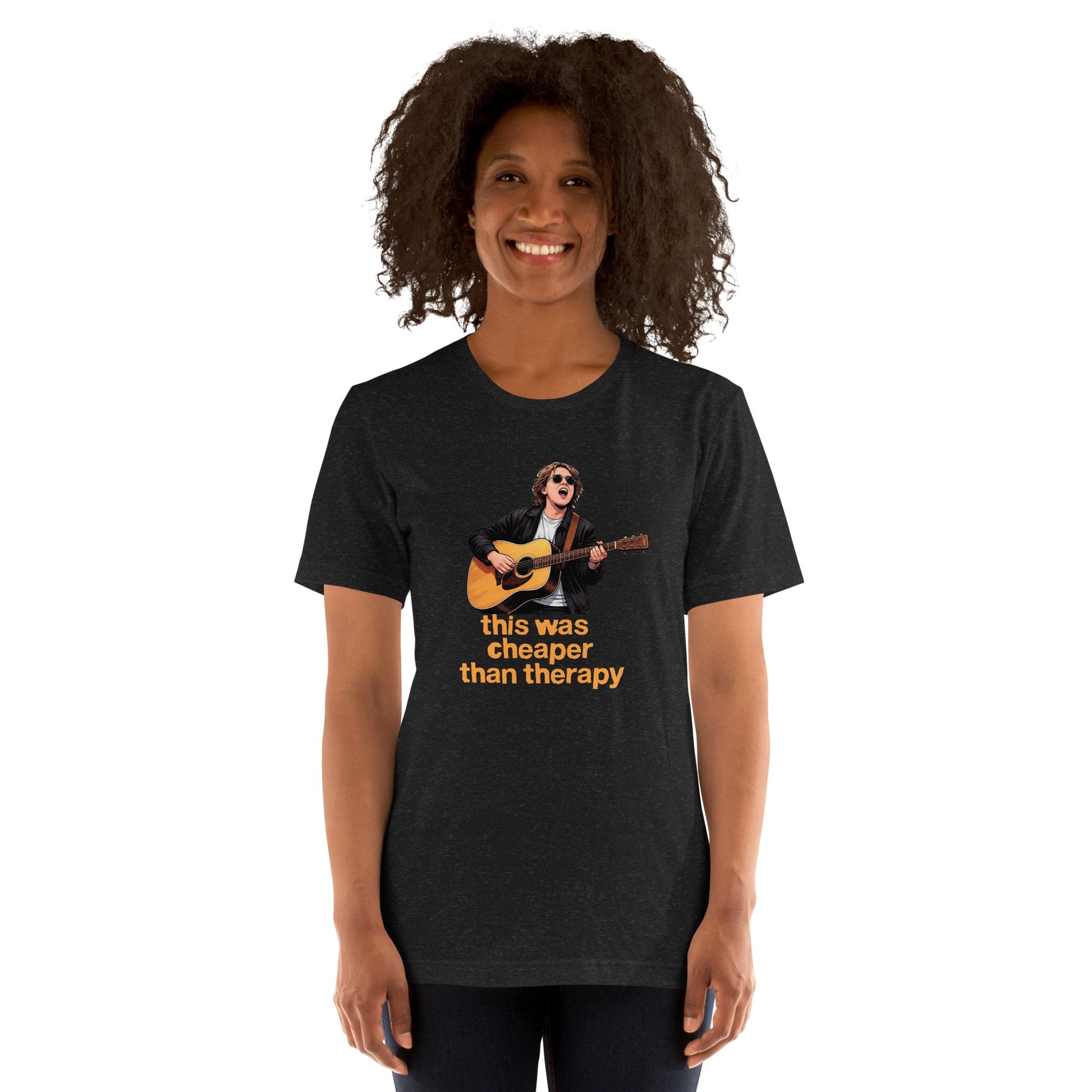 Lewis Capaldi Unisex T-Shirt - This Was Cheaper Than Therapy - Funny Quotes alcyone213k
