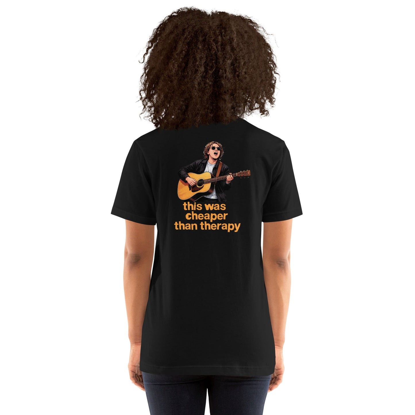 Lewis Capaldi Unisex T-Shirt - This Was Cheaper Than Therapy - Funny Quotes alcyone213k