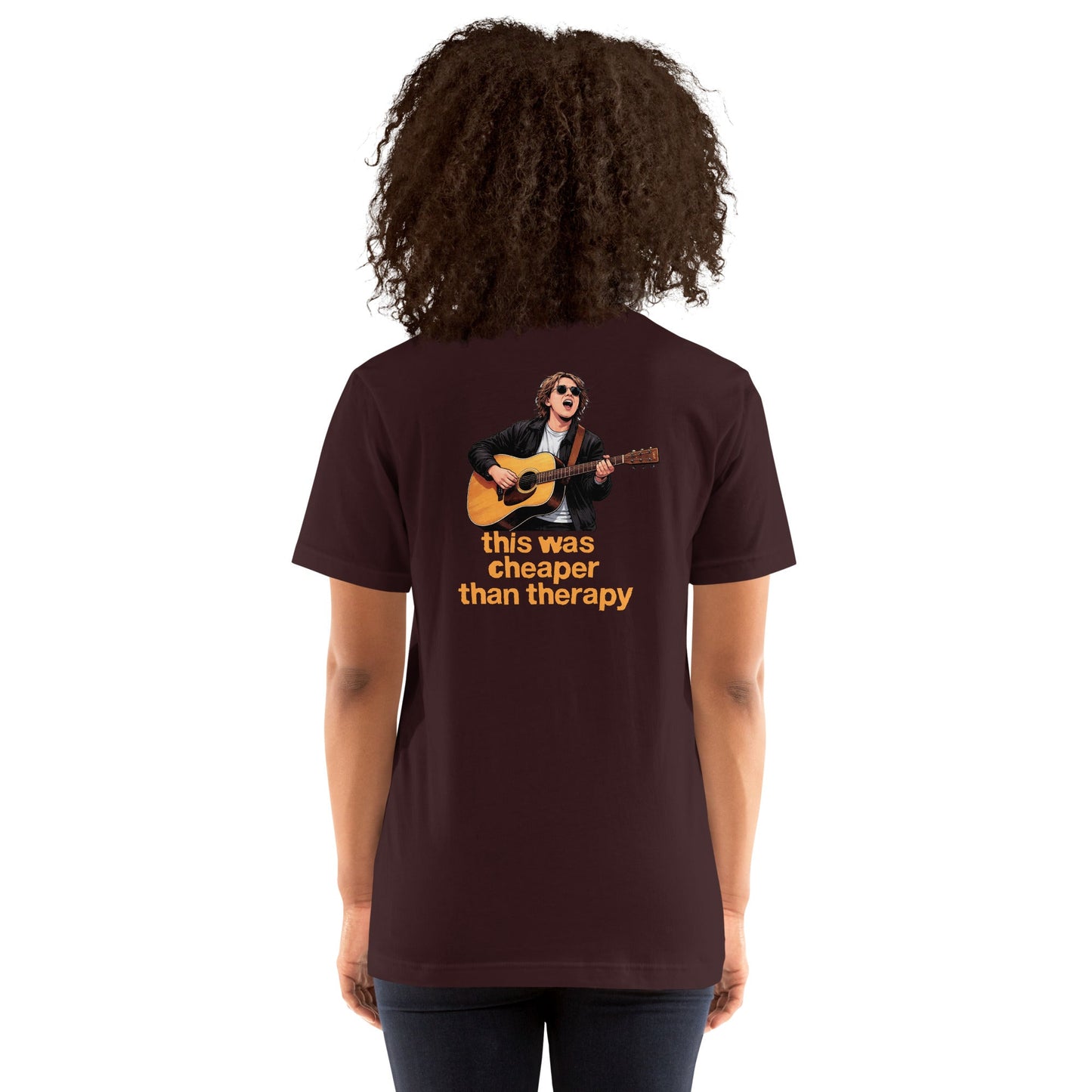 Lewis Capaldi Unisex T-Shirt - This Was Cheaper Than Therapy - Funny Quotes alcyone213k