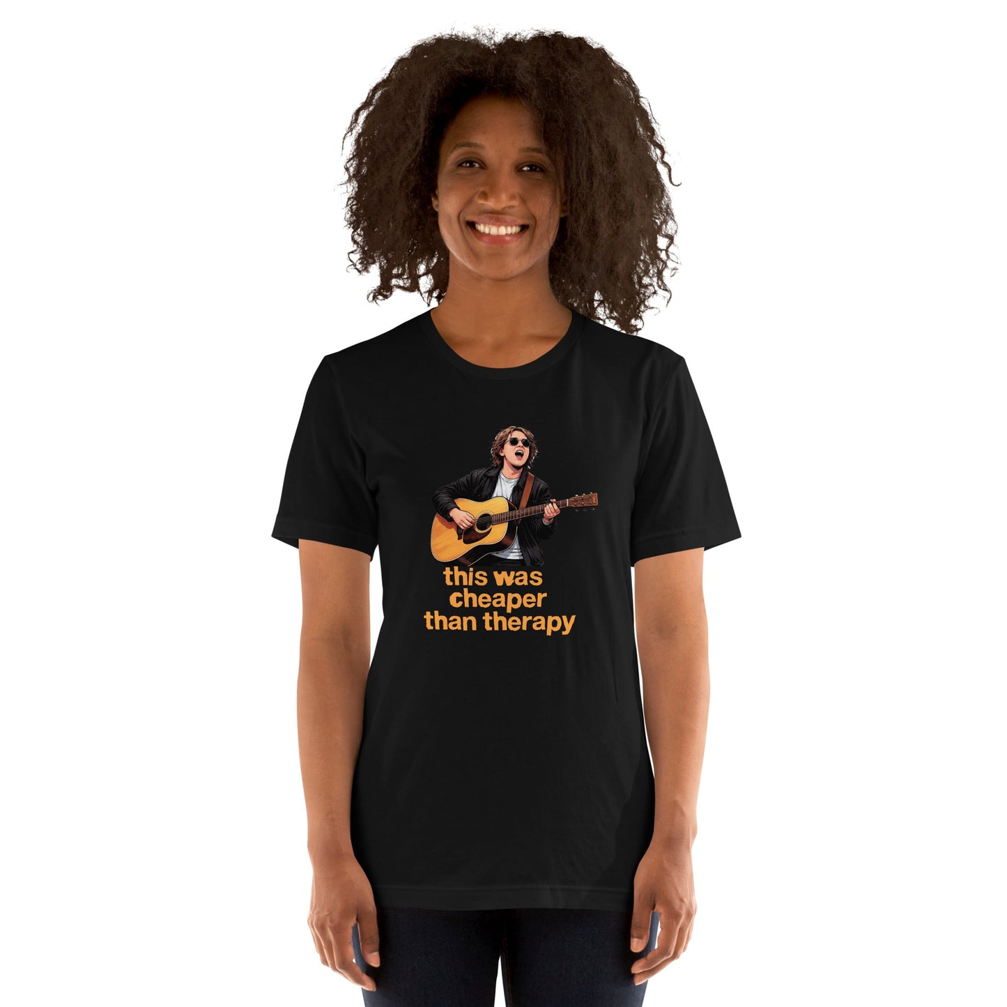 Lewis Capaldi Unisex T-Shirt - This Was Cheaper Than Therapy - Funny Quotes alcyone213k