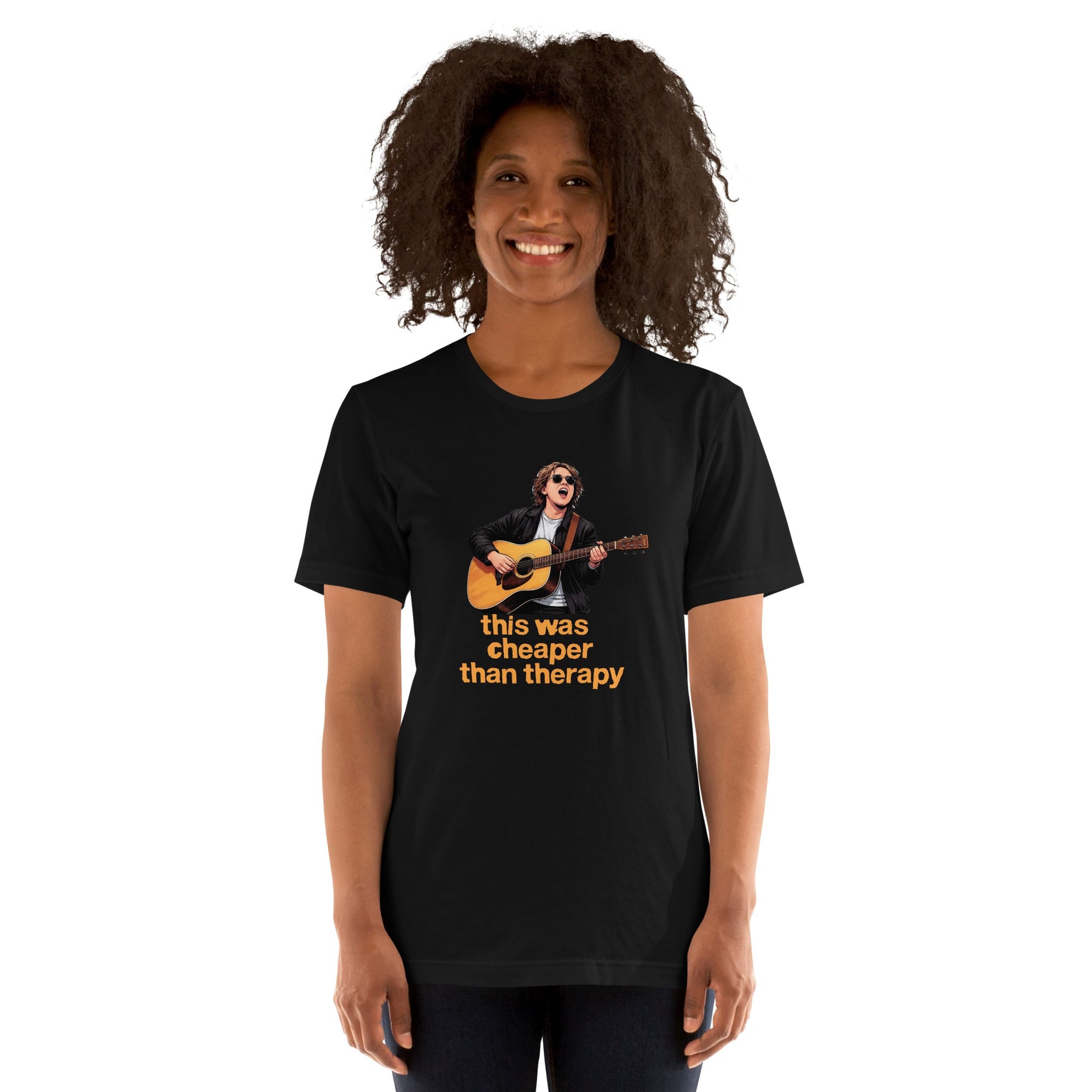 Lewis Capaldi Unisex T-Shirt - This Was Cheaper Than Therapy - Funny Quotes alcyone213k