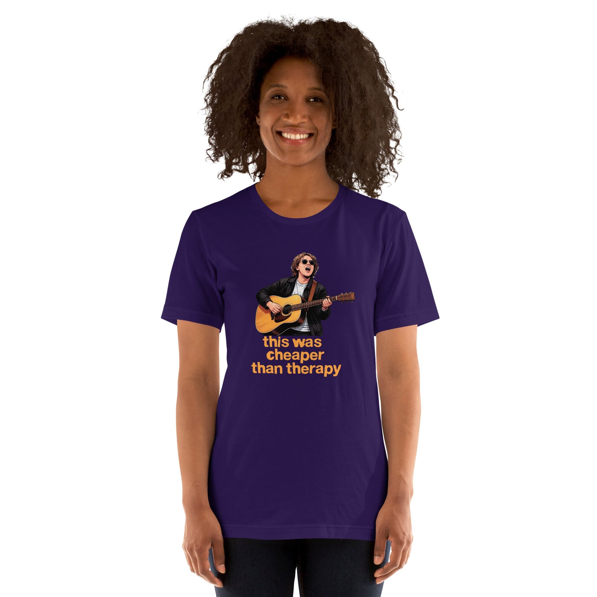 Lewis Capaldi Unisex T-Shirt - This Was Cheaper Than Therapy - Funny Quotes alcyone213k