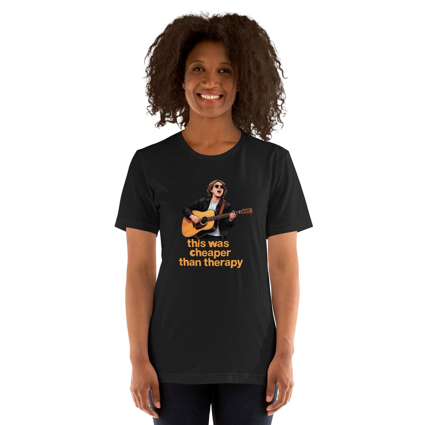 Lewis Capaldi Unisex T-Shirt - This Was Cheaper Than Therapy - Funny Quotes alcyone213k