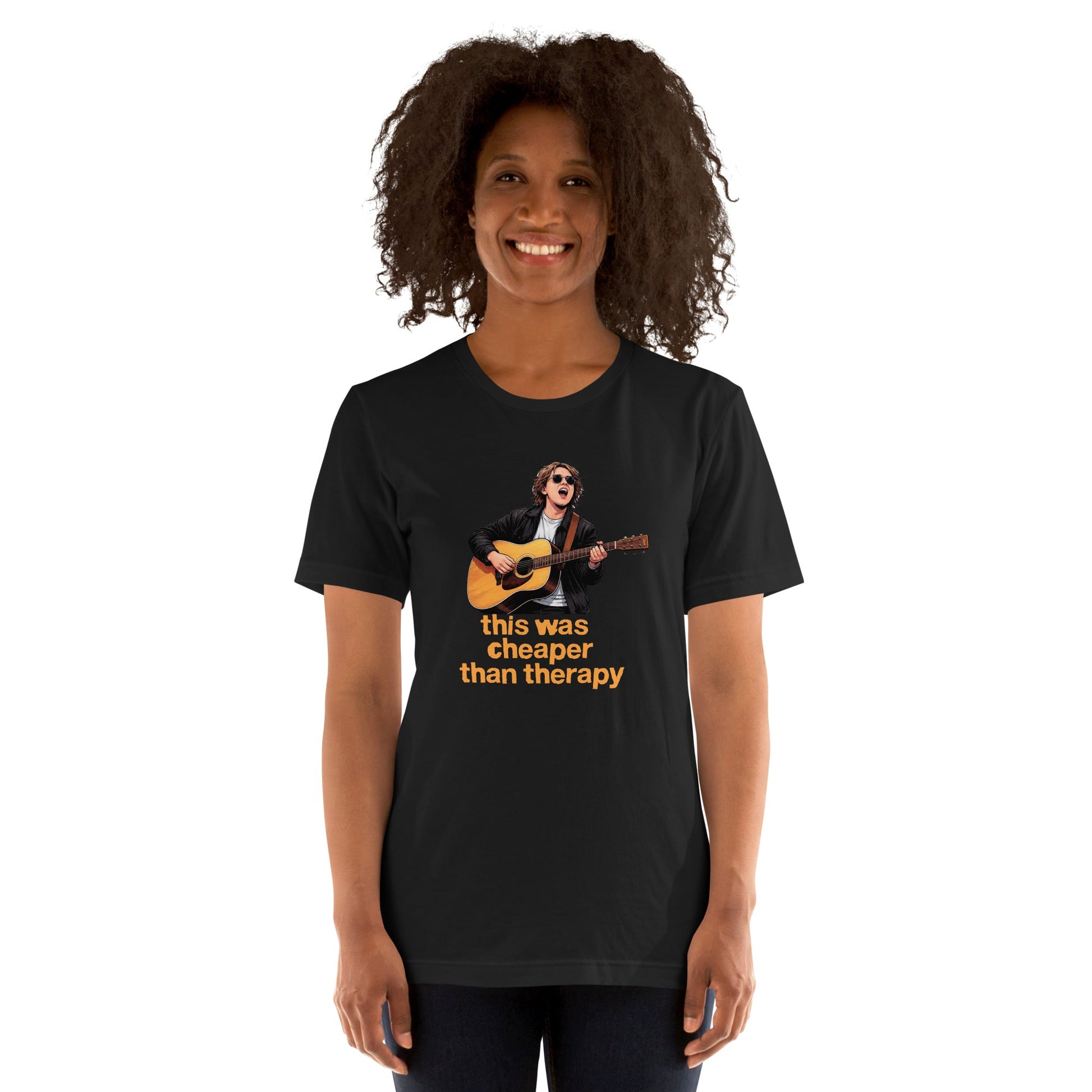 Lewis Capaldi Unisex T-Shirt - This Was Cheaper Than Therapy - Funny Quotes alcyone213k