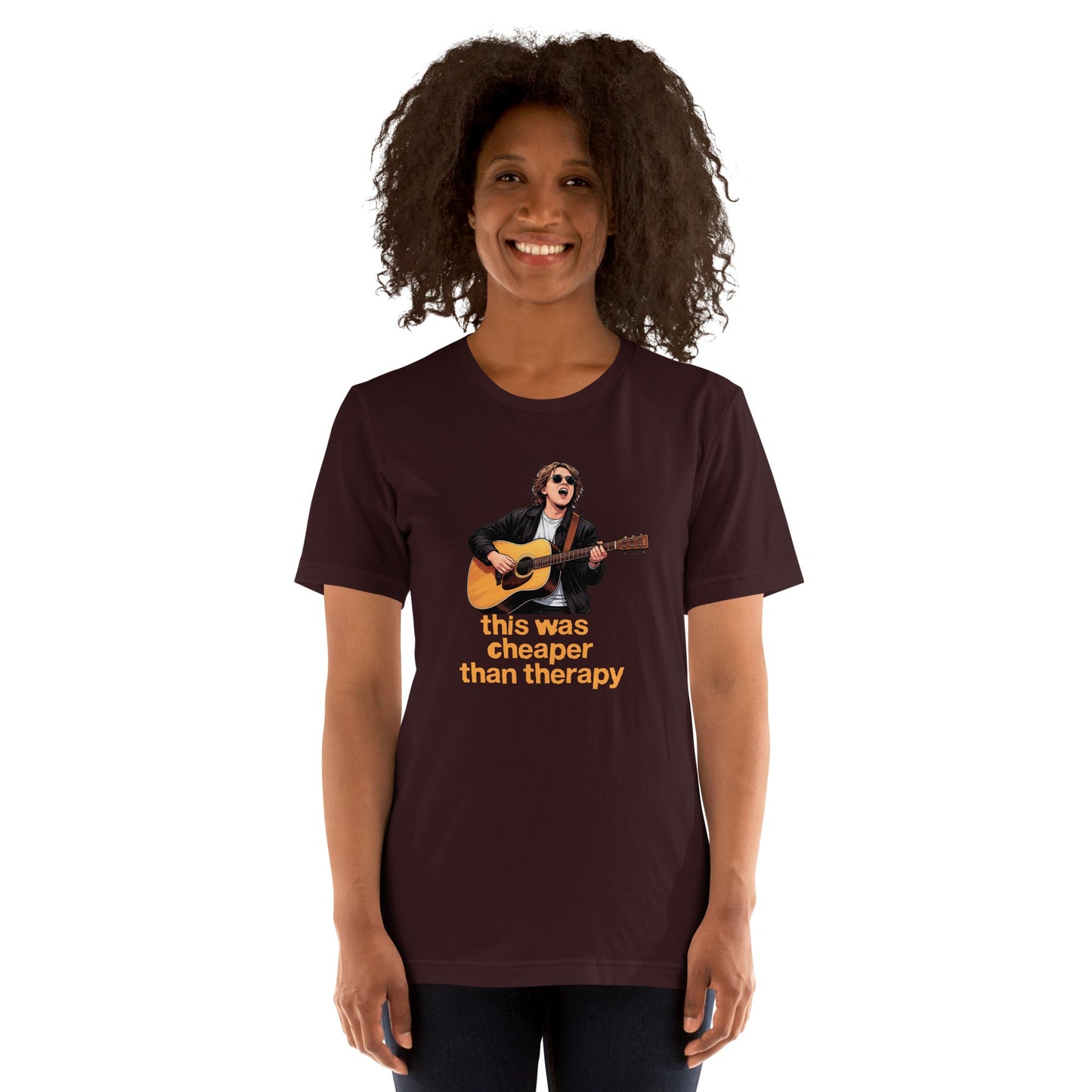 Lewis Capaldi Unisex T-Shirt - This Was Cheaper Than Therapy - Funny Quotes alcyone213k
