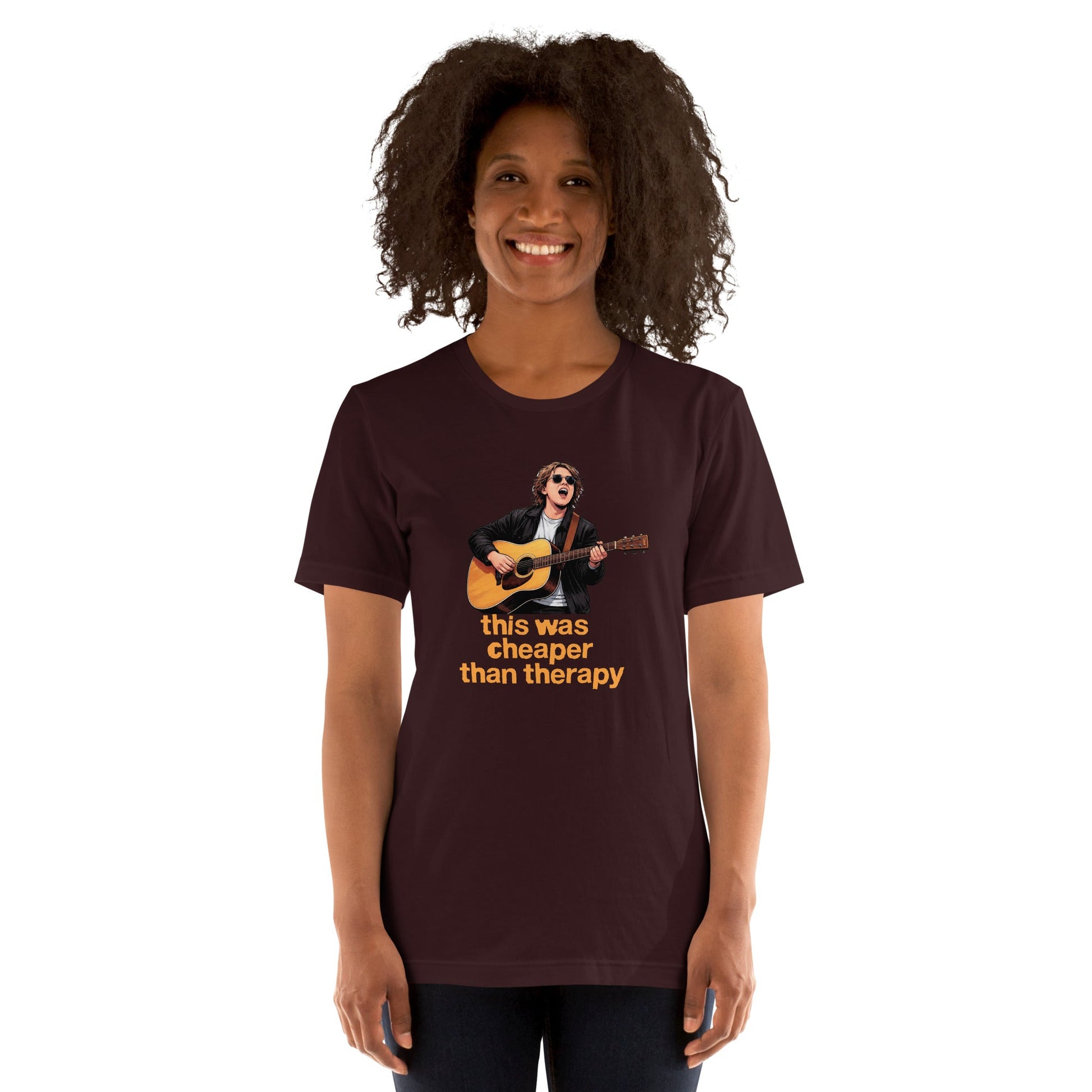Lewis Capaldi Unisex T-Shirt - This Was Cheaper Than Therapy - Funny Quotes alcyone213k