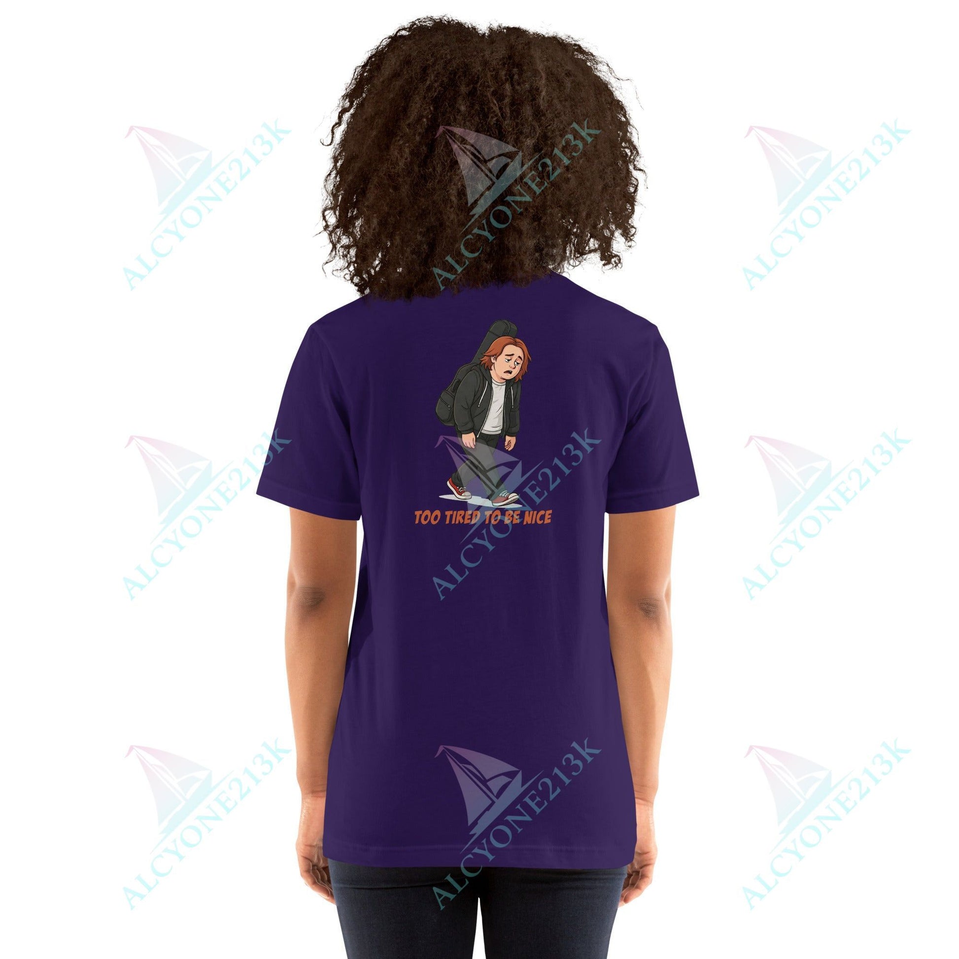 Lewis Capaldi Unisex T-Shirt - To Tired To Be Nice - Funny Quotes alcyone213k