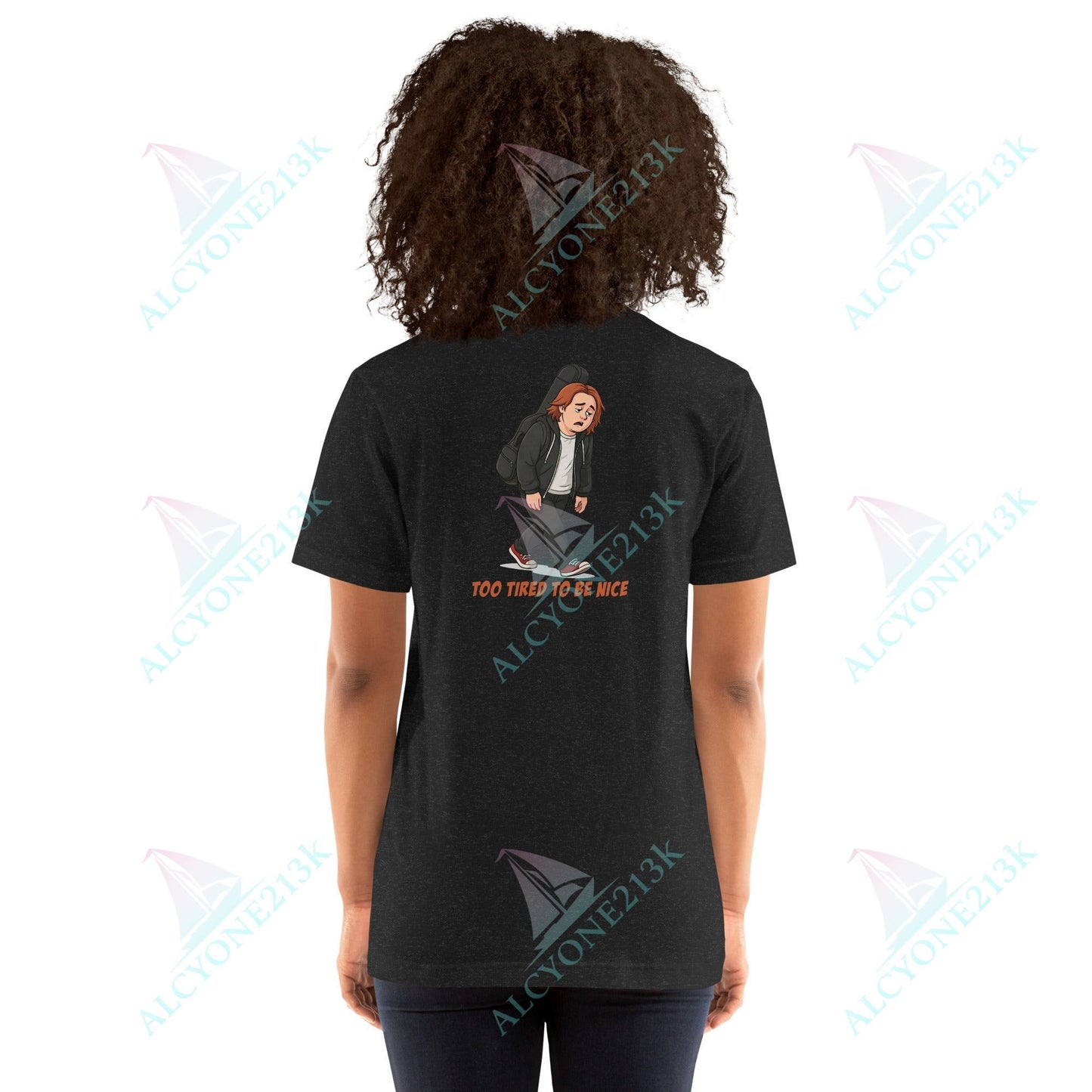 Lewis Capaldi Unisex T-Shirt - To Tired To Be Nice - Funny Quotes alcyone213k