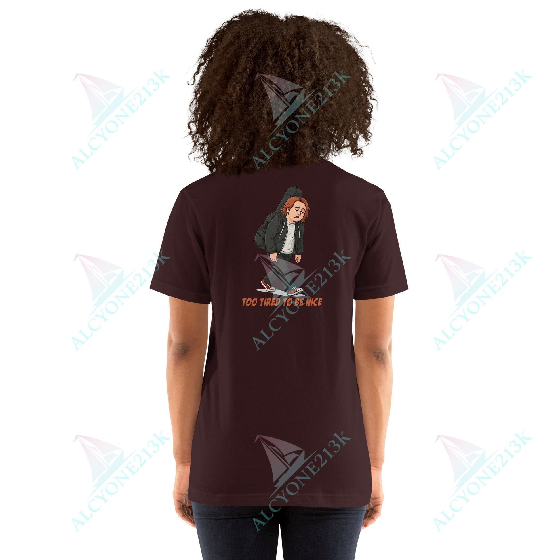 Lewis Capaldi Unisex T-Shirt - To Tired To Be Nice - Funny Quotes alcyone213k