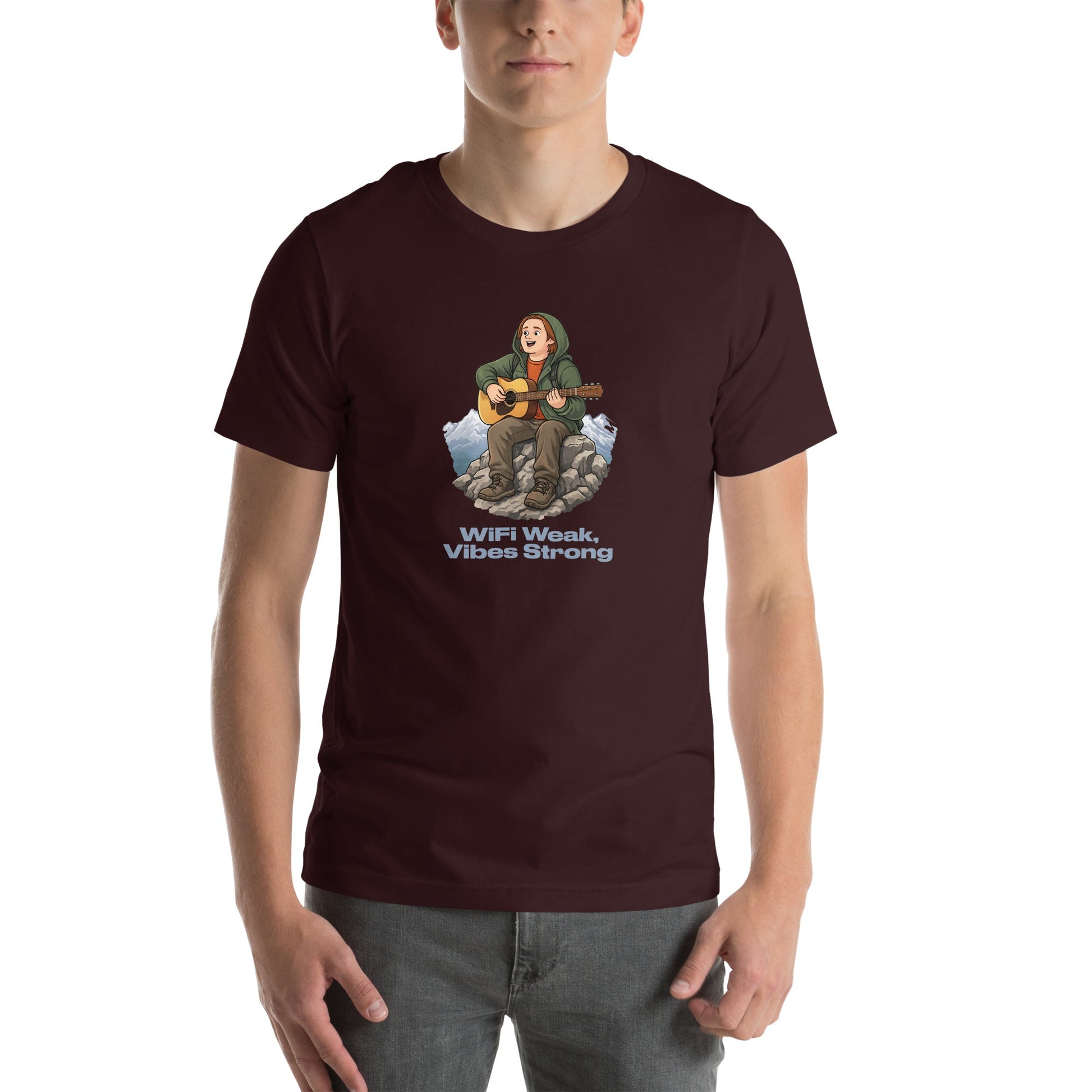 Lewis Capaldi WiFi Weak T-Shirt - Unisex Funny Quotes with Strong Vibes alcyone213k