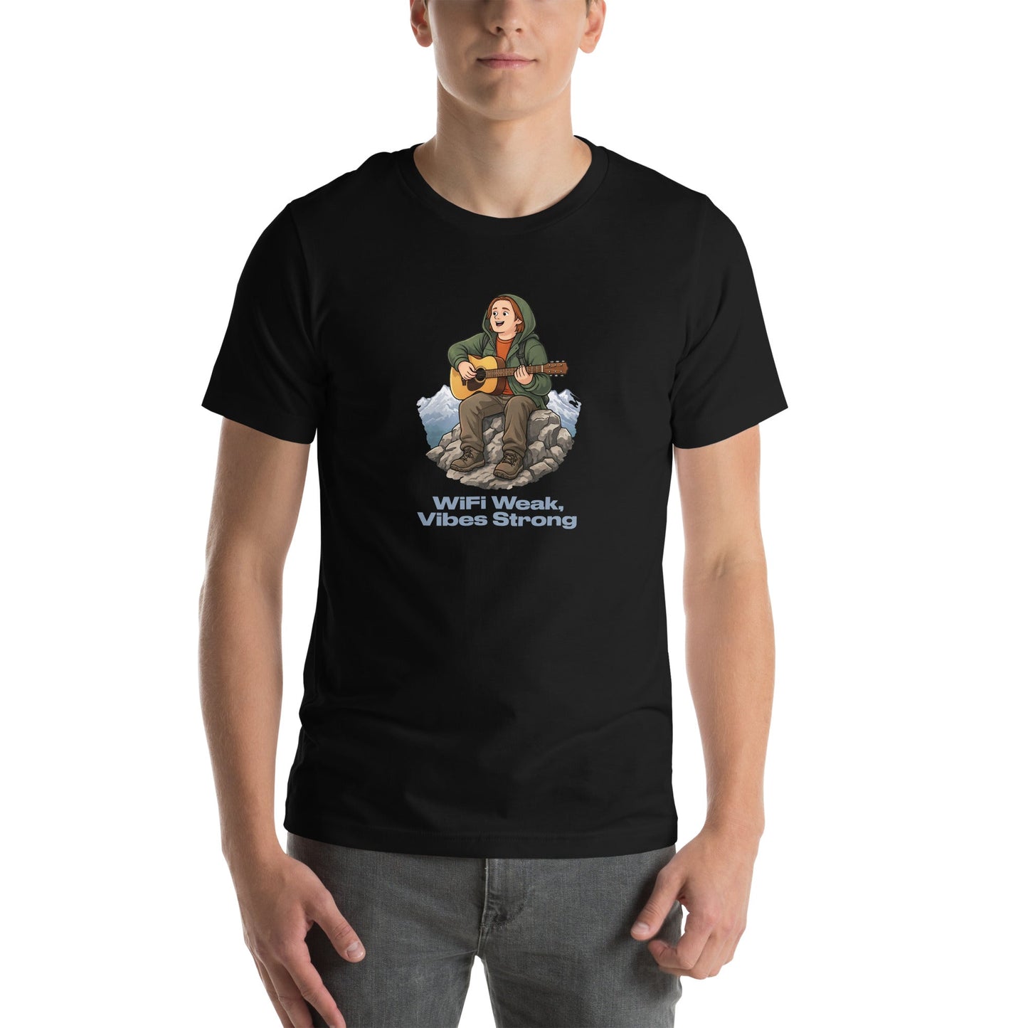 Lewis Capaldi WiFi Weak T-Shirt - Unisex Funny Quotes with Strong Vibes alcyone213k